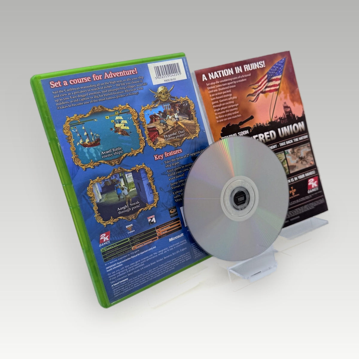 Sid Meier's Pirates! • CIB (PAL) - Back Cover | Yappa NZ
