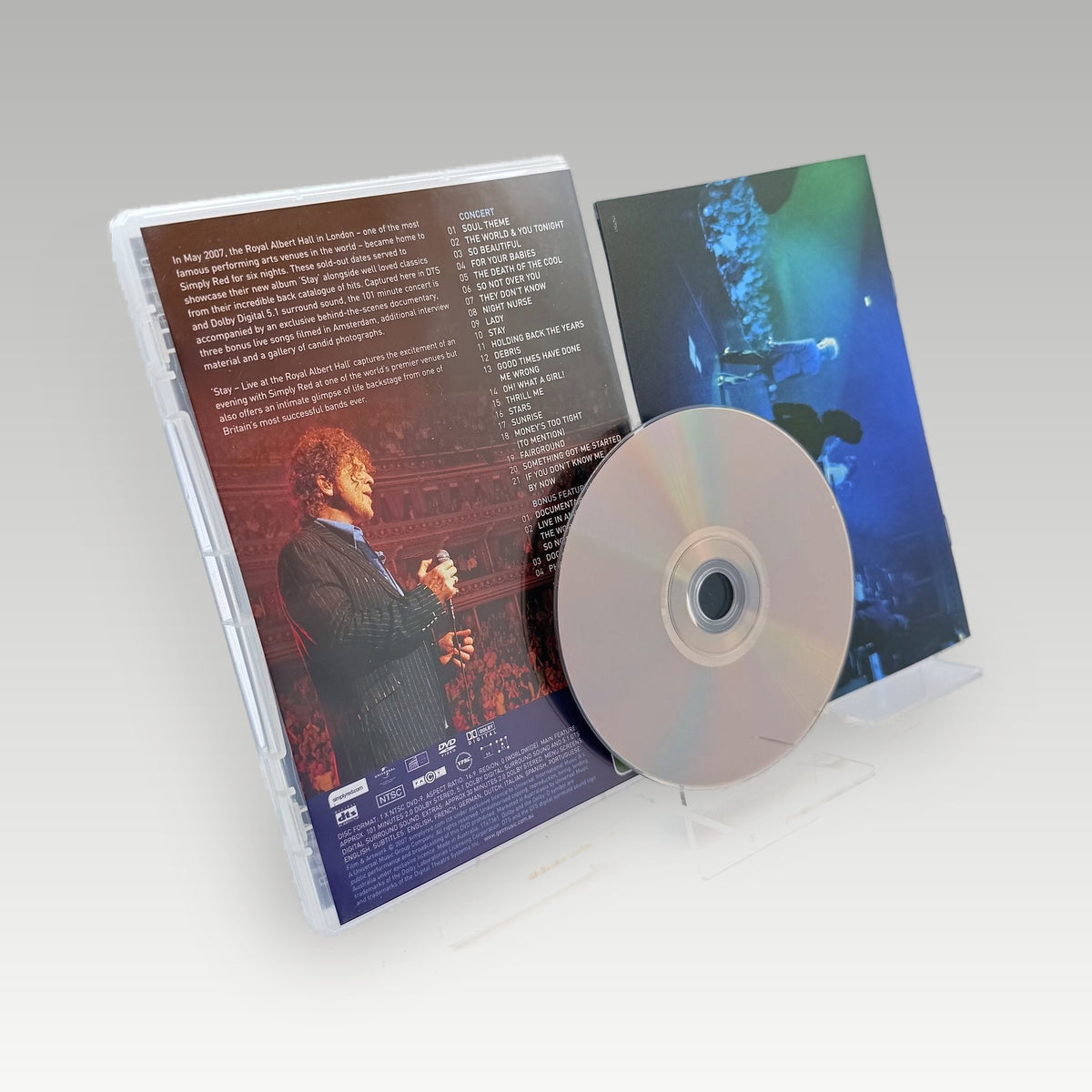 Simply Red: Stay - Live at the Royal Albert Hall (2007) DVD • CIB (Region Free, Standard) - Image 2