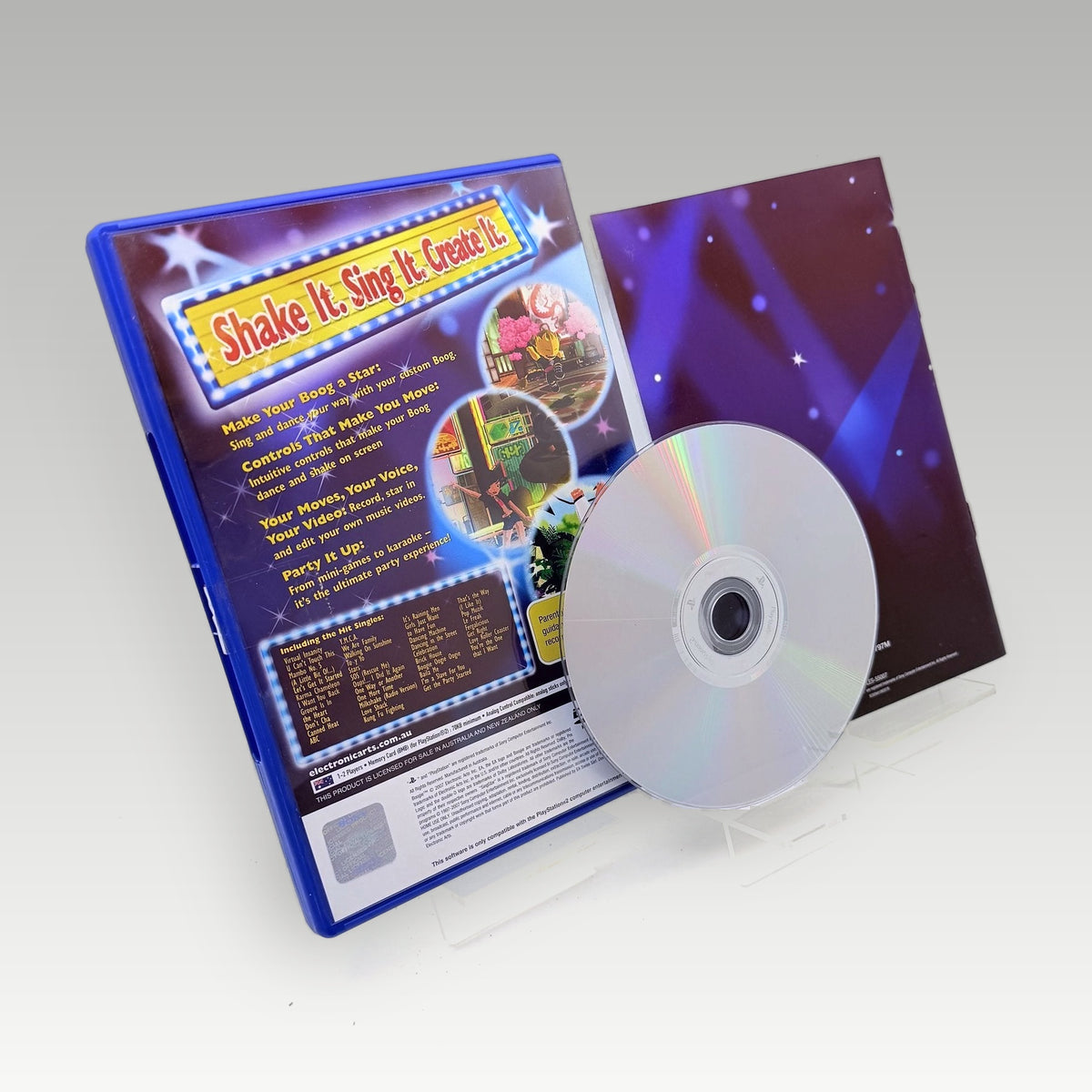Singstar Boogie • CIB (PAL) - Back Cover | Yappa NZ