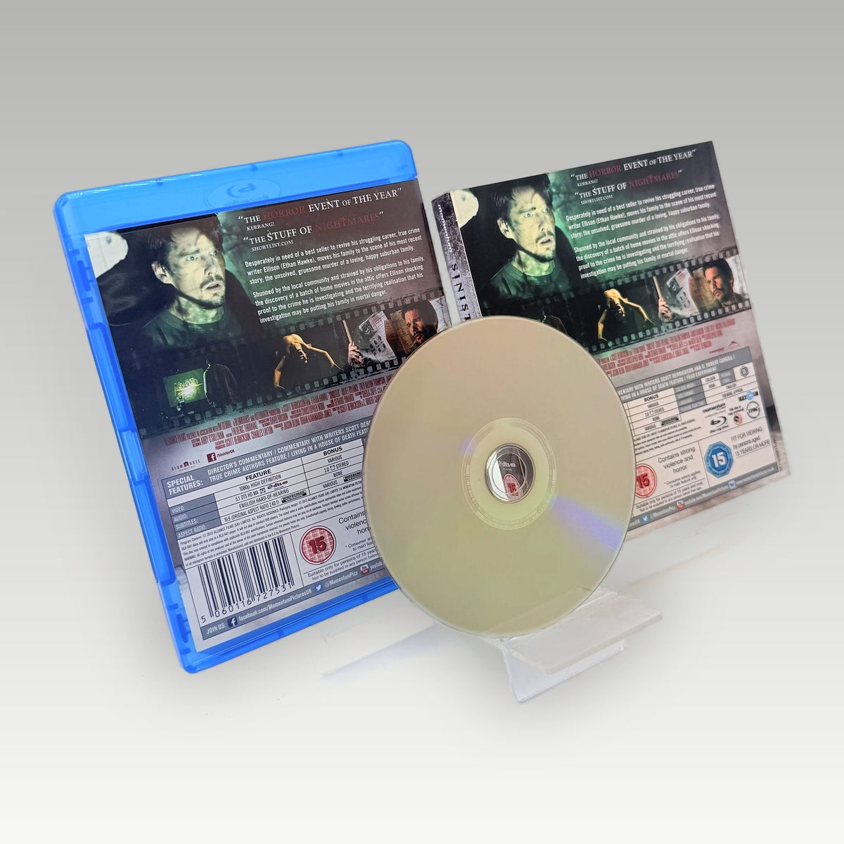 Sinister (2012) Bluray • CIB • New (Region B, Standard) - Image 2