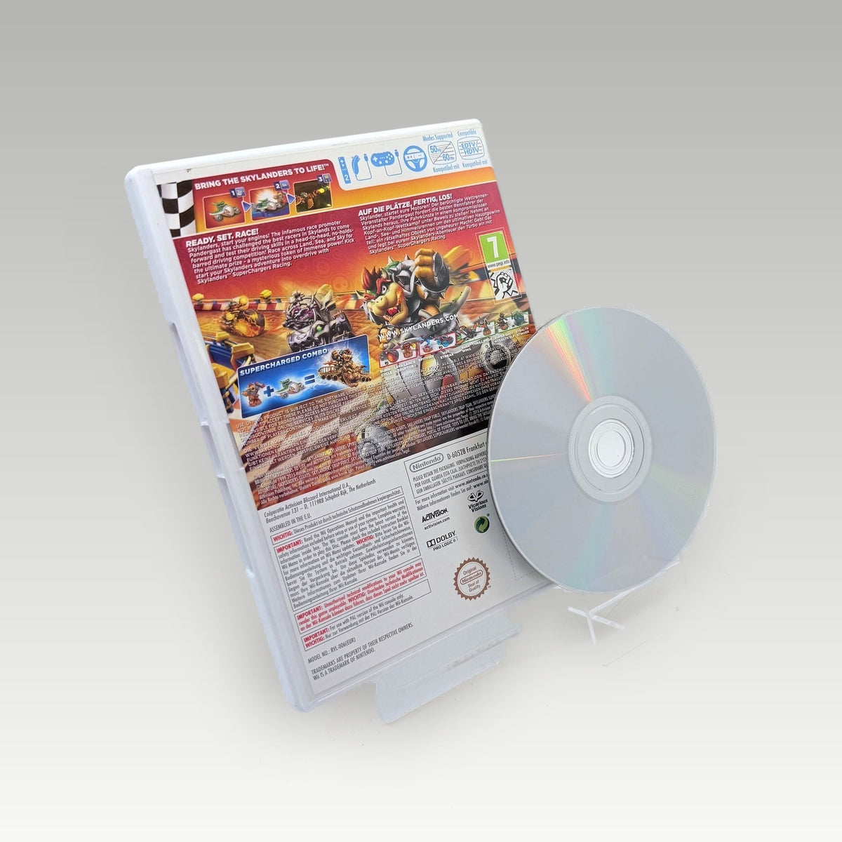 Skylanders: SuperChargers Racing • No Manual (PAL) - Back Cover | Yappa NZ