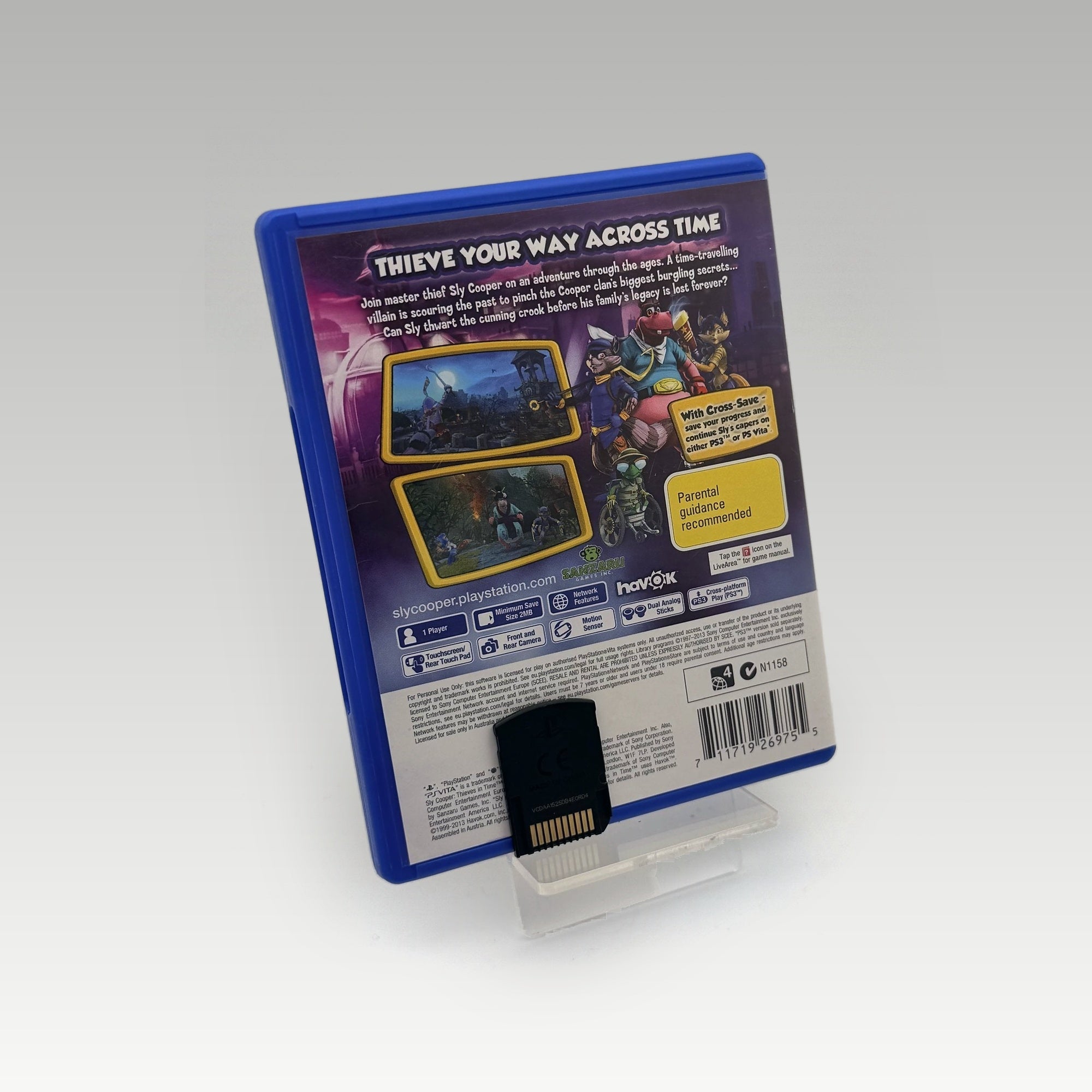 Sly Cooper: Thieves in Time • No Manual (Region 4) - Image 2