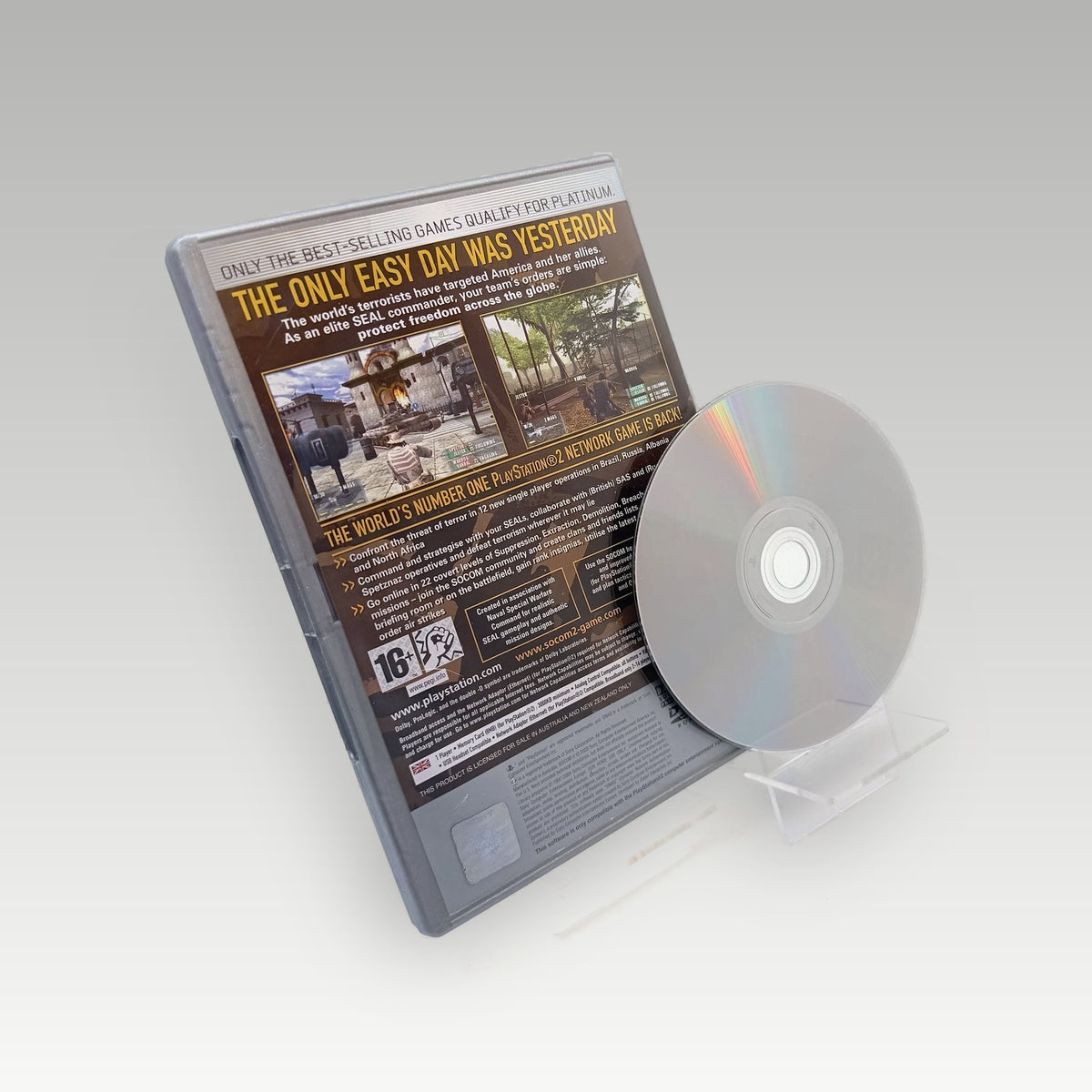 SOCOM II: U.S. Navy Seals (Platinum) • No Manual (PAL) - Image 2