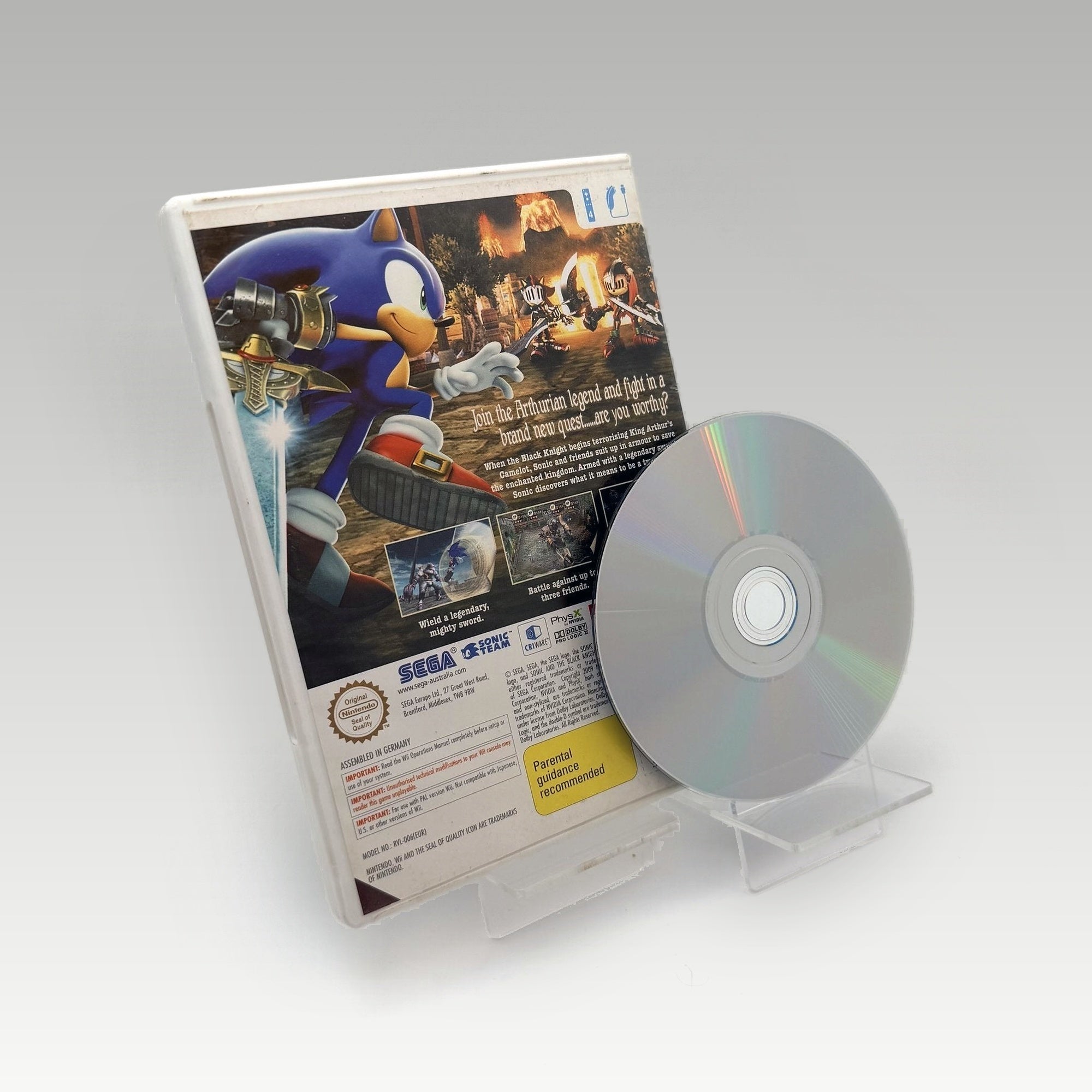 Sonic and the Black Knight • No Manual (PAL) - Image 2