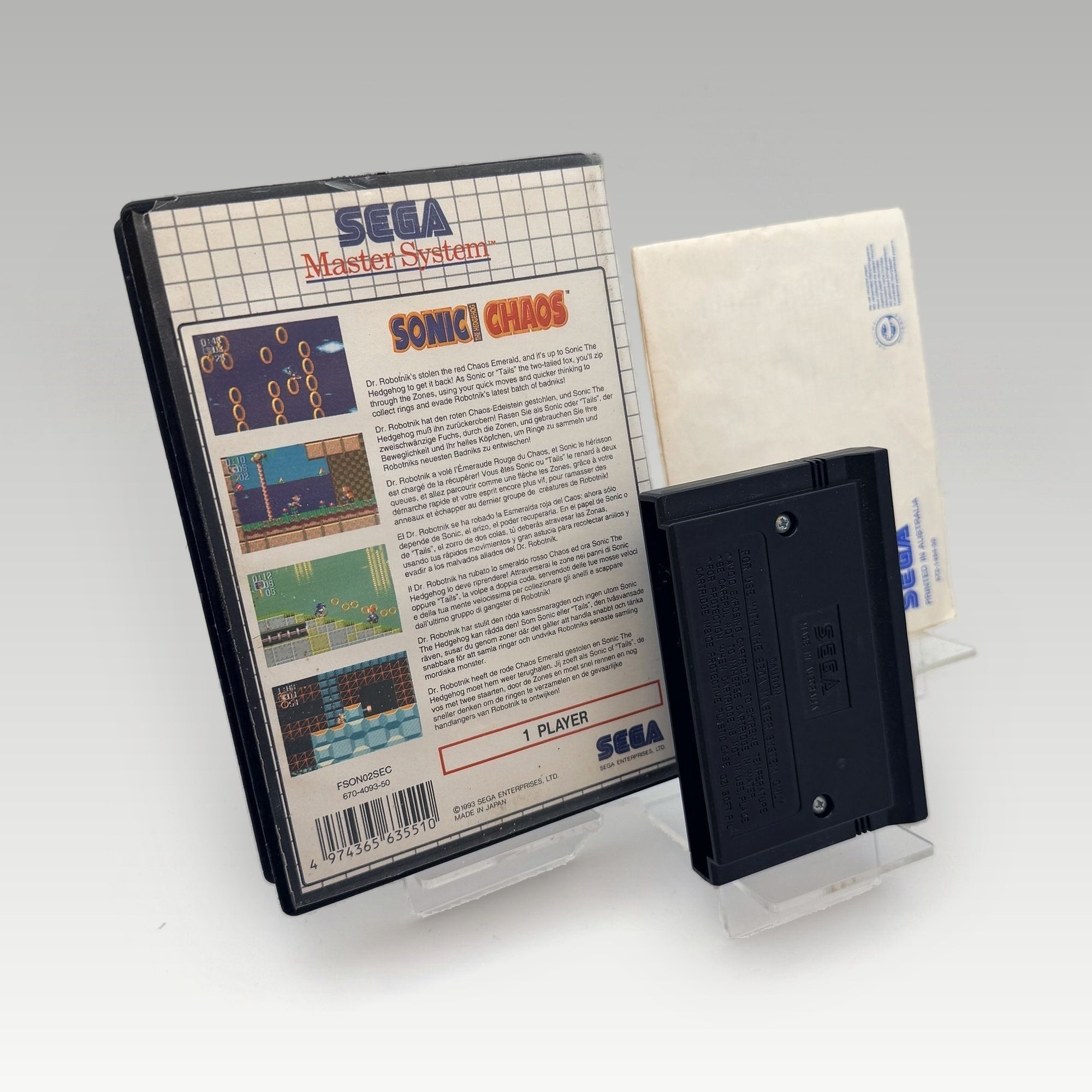 Sonic Chaos • CIB (PAL) - Image 2