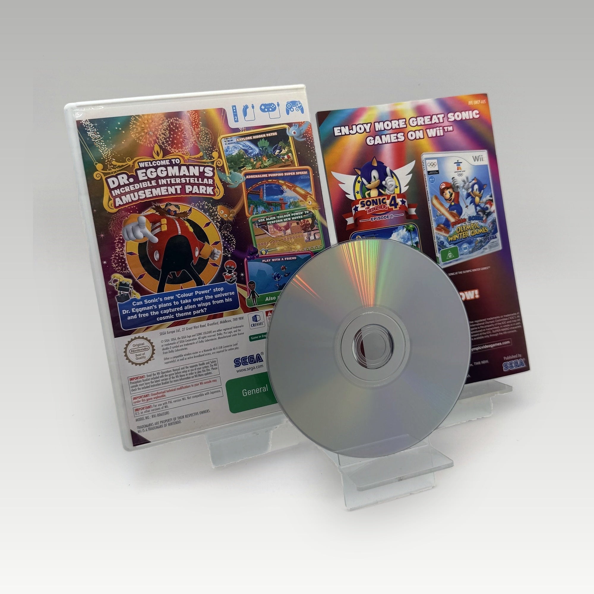 Sonic Colours • CIB (PAL) - Image 2