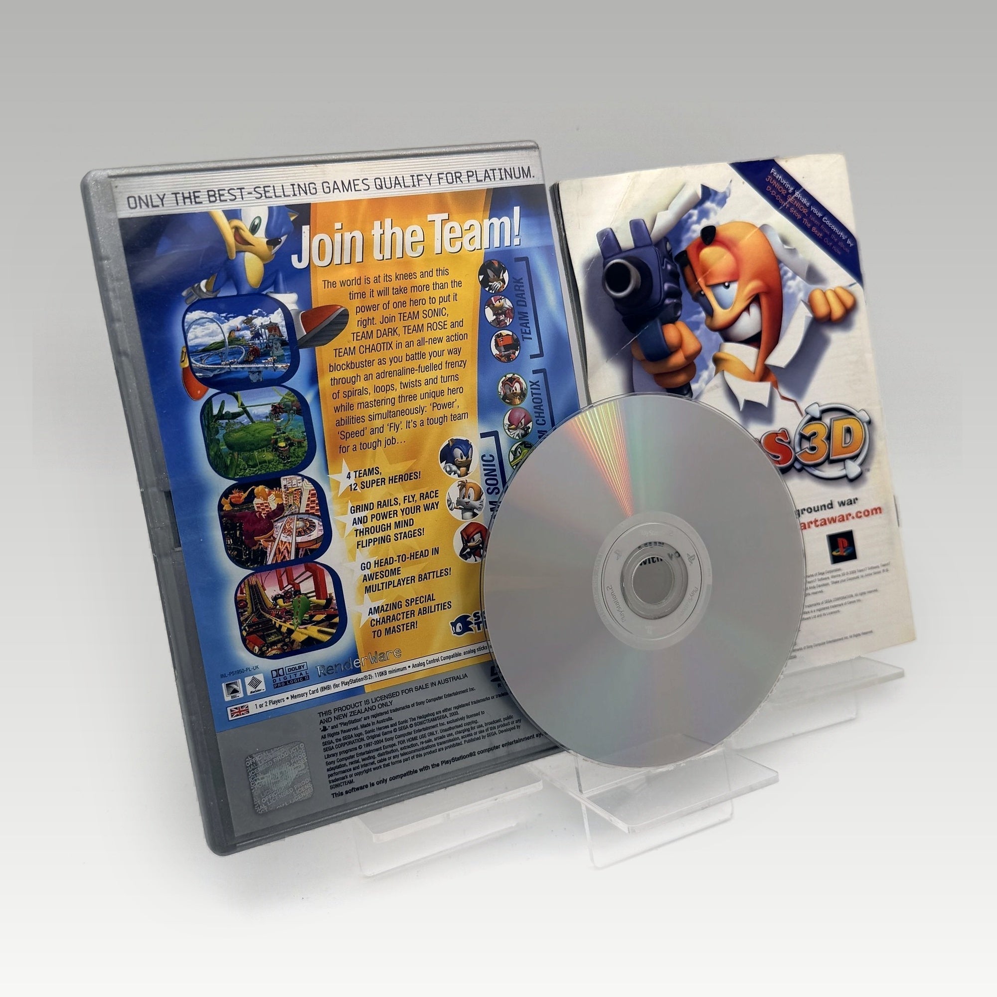 Sonic Heroes (Platinum) • CIB (PAL) - Image 2