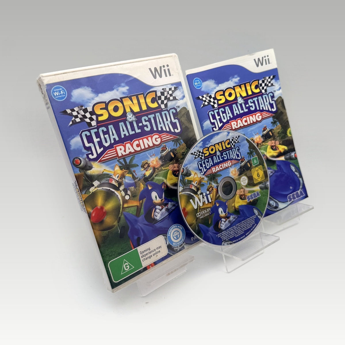 Sonic & Sega All-Stars Racing Artwork Damage • CIB (PAL, Artwork Damage) - Image 1