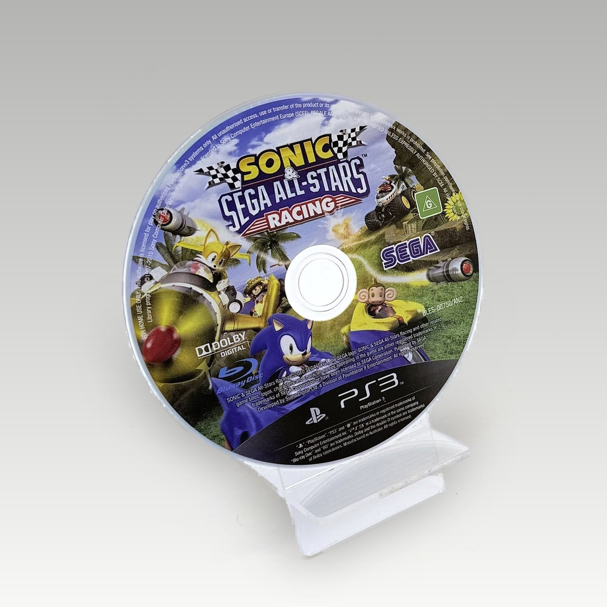 Sonic & Sega All-Stars Racing • Loose (Region 4) - Image 1