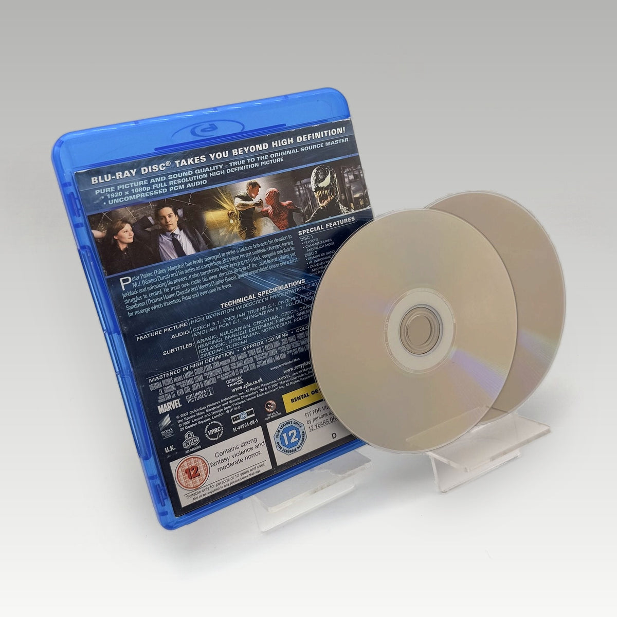 Spider-Man 3 (2007) Bluray Special Edition • CIB (Region Free, Special Edition) - Image 2