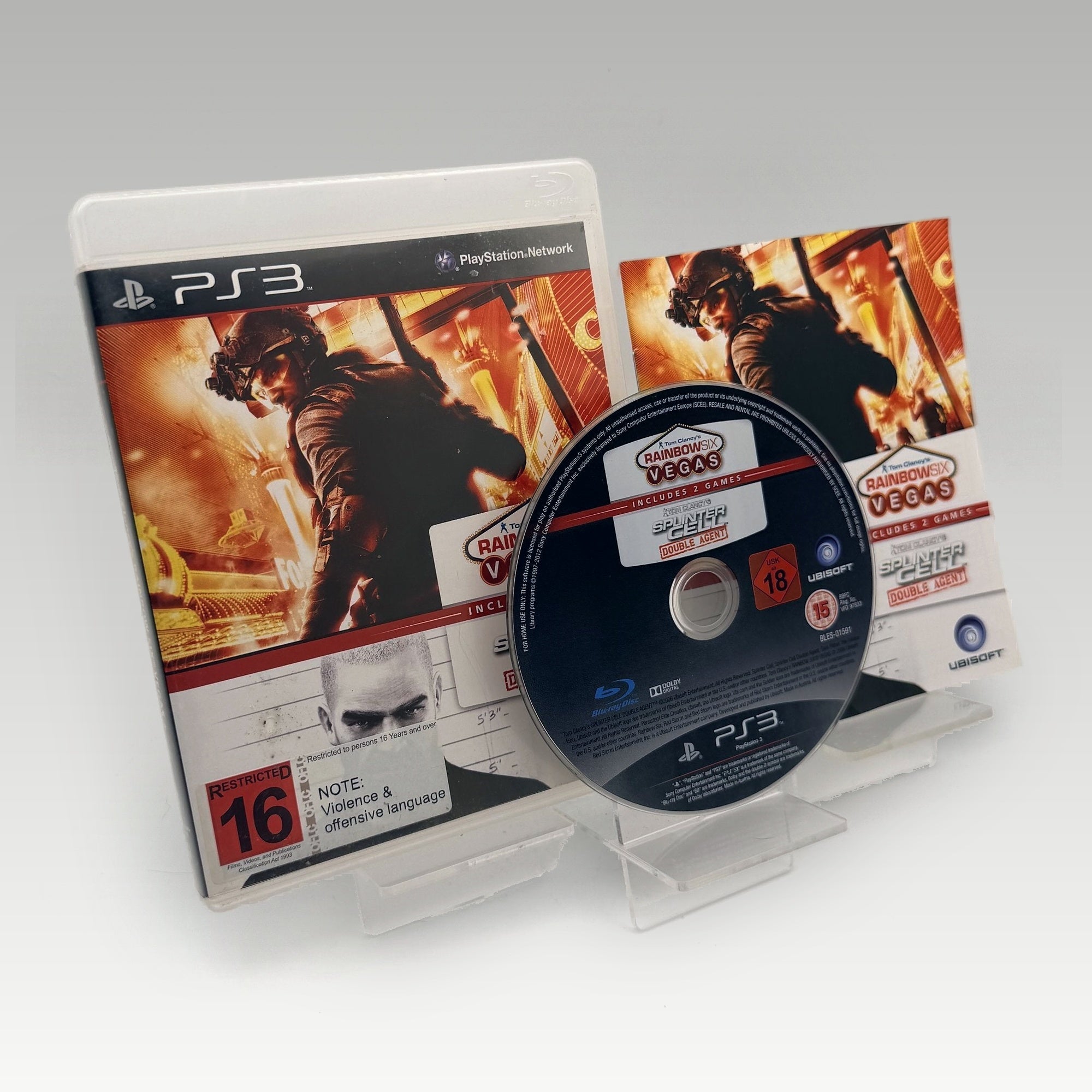 Splinter Cell Double Agent + Rainbow Six Vegas • CIB (Region 4) - Image 1