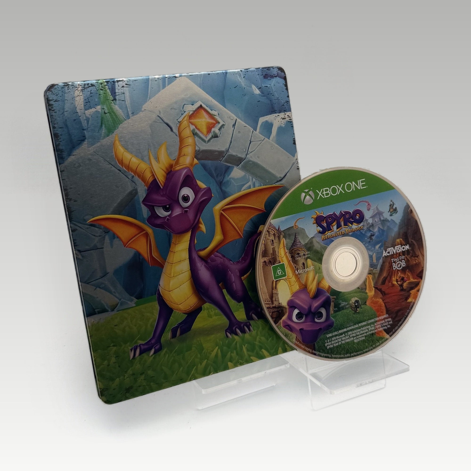 Spyro Reignited Trilogy Steelbook Edition • No Manual (Region 4, Steelbook Edition) - Image 1
