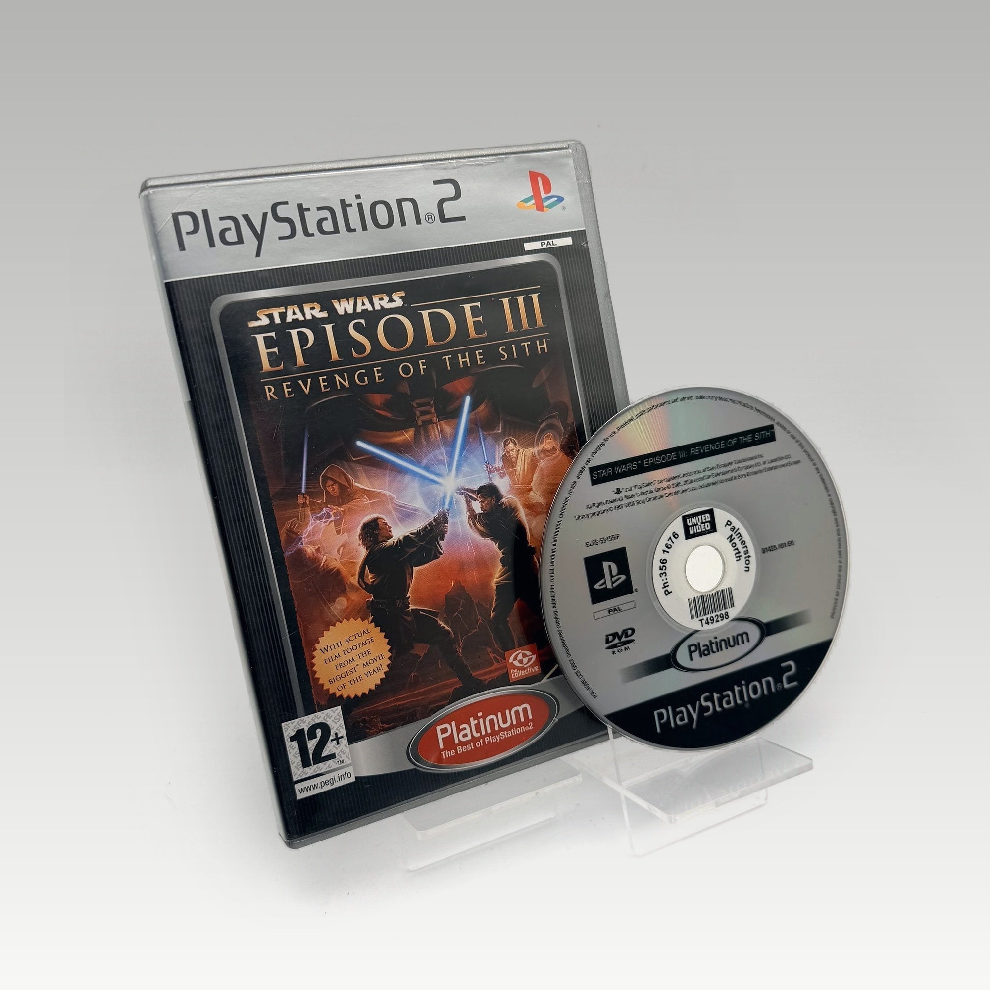 Star Wars: Episode III - Revenge of the Sith (Platinum) • No Manual • Ex-Rental (PAL) - Image 1