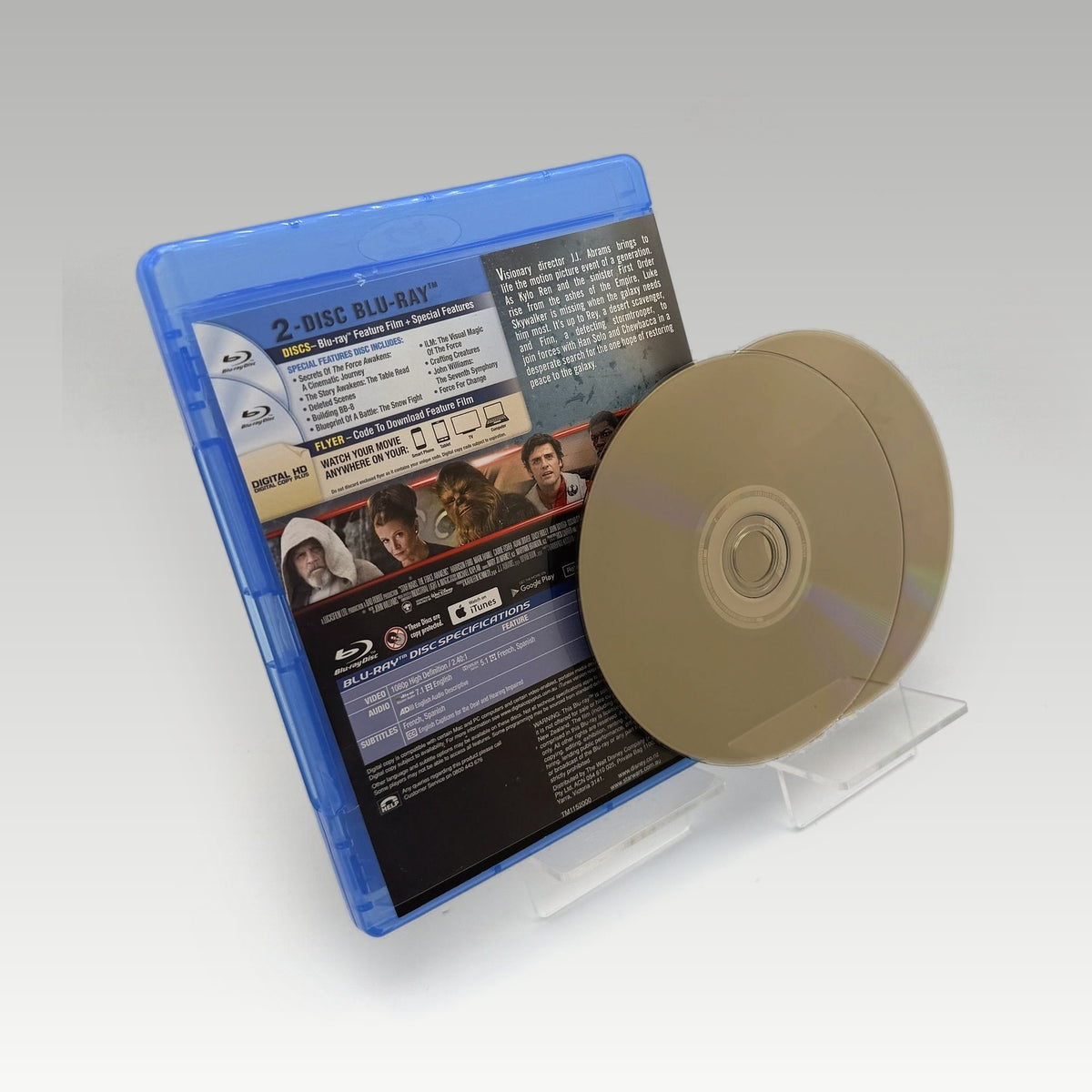Star Wars: The Force Awakens (2015) Bluray • CIB (Region Free, Standard) - Image 2