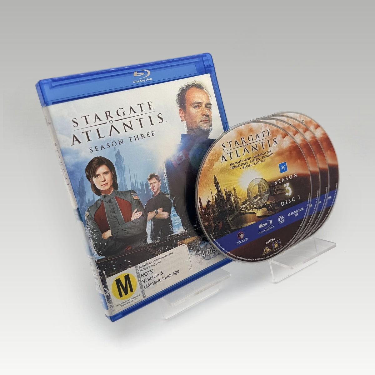 Stargate Atlantis Season 3 (2004) Bluray • CIB (Region B, Standard) - Image 1