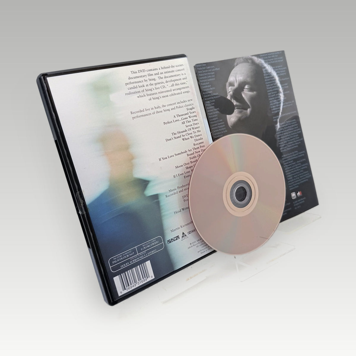 Sting ...All This Time (2001) DVD • CIB (Region Free, Standard) - Image 2