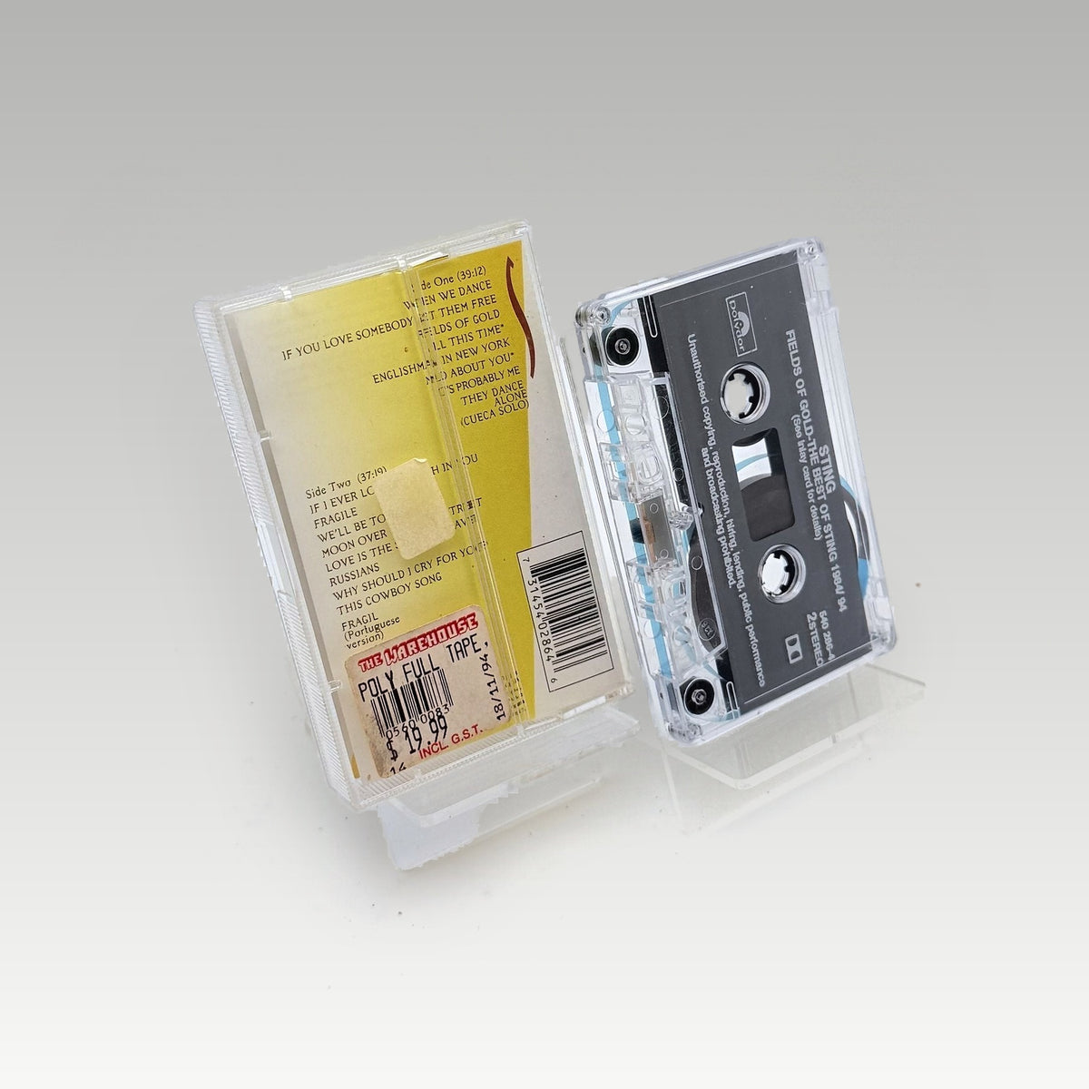 Sting - Fields Of Gold: The Best Of Sting 1984 - 1994 • CIB - Back Cover | Yappa NZ