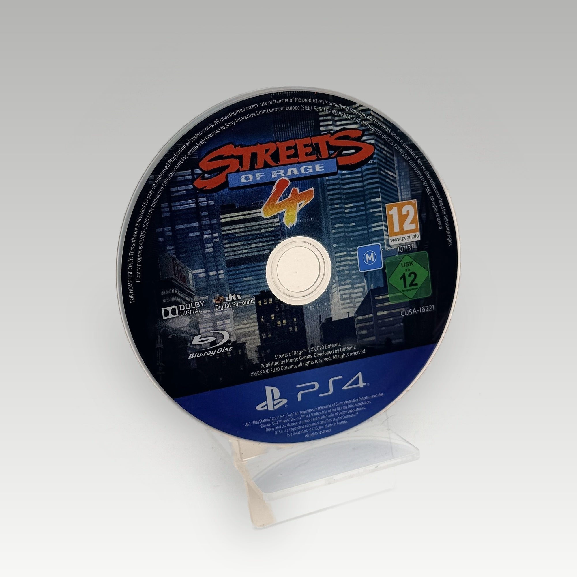 Streets of Rage 4 • Loose (Region 4) - Image 1