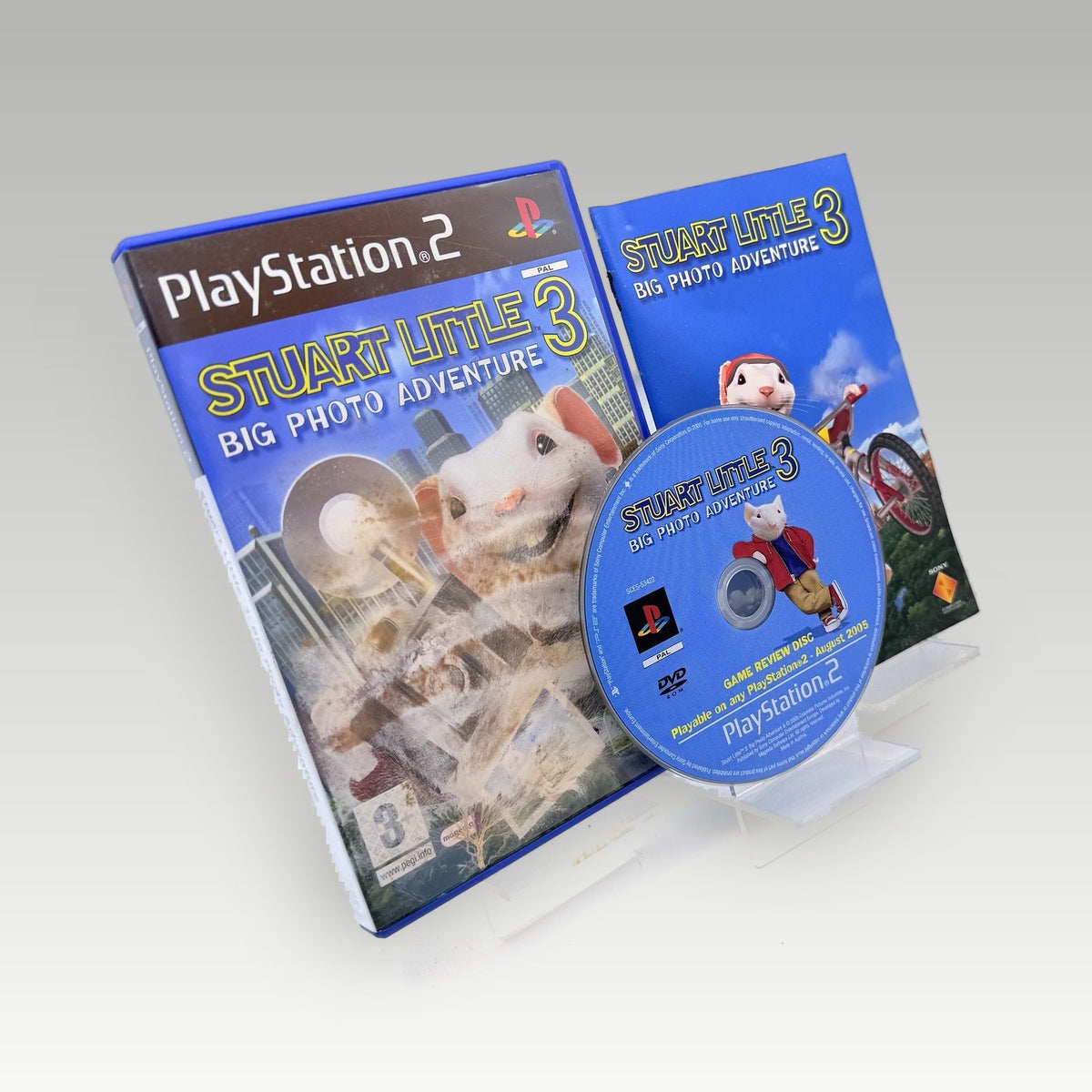 Stuart Little 3: Game Review Pre-Release Artwork Damage • CIB (PAL, Artwork Damage) - Image 1