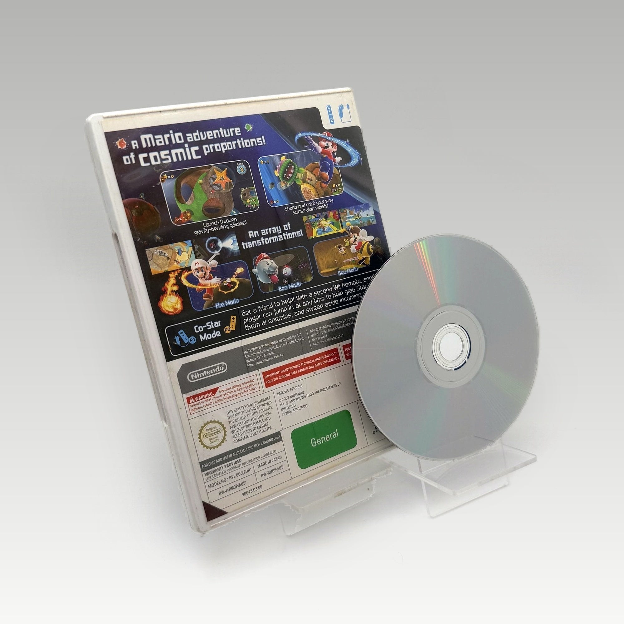 Super Mario Galaxy Artwork Damage • No Manual (PAL, Artwork Damage) - Image 2
