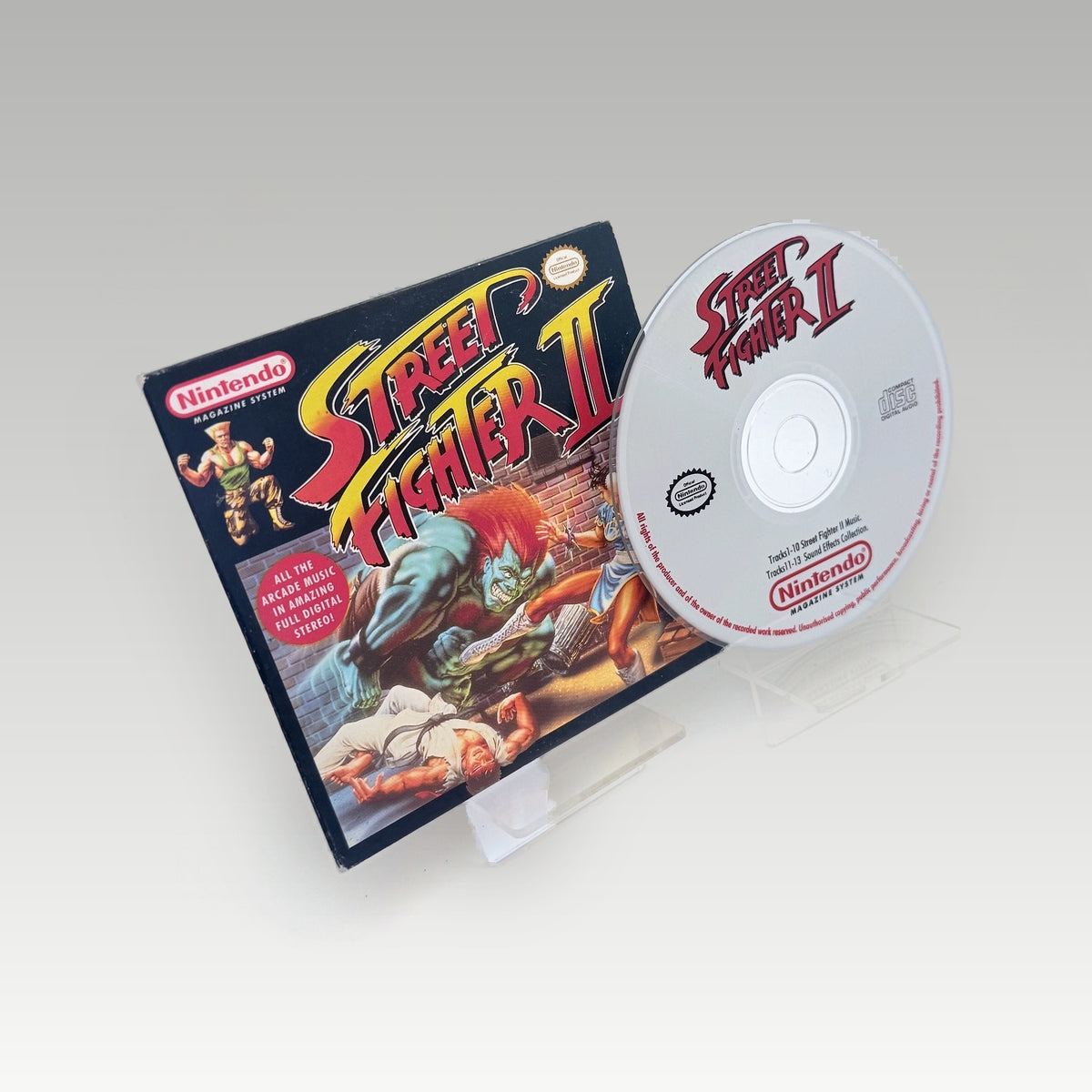 Super Street Fighter II - Arcade Music CD • CIB (PAL) - Front Cover | Yappa NZ