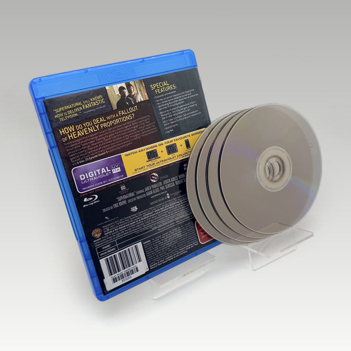 Supernatural Complete Ninth Season (2013) Bluray • CIB (Region B, Standard) - Image 2