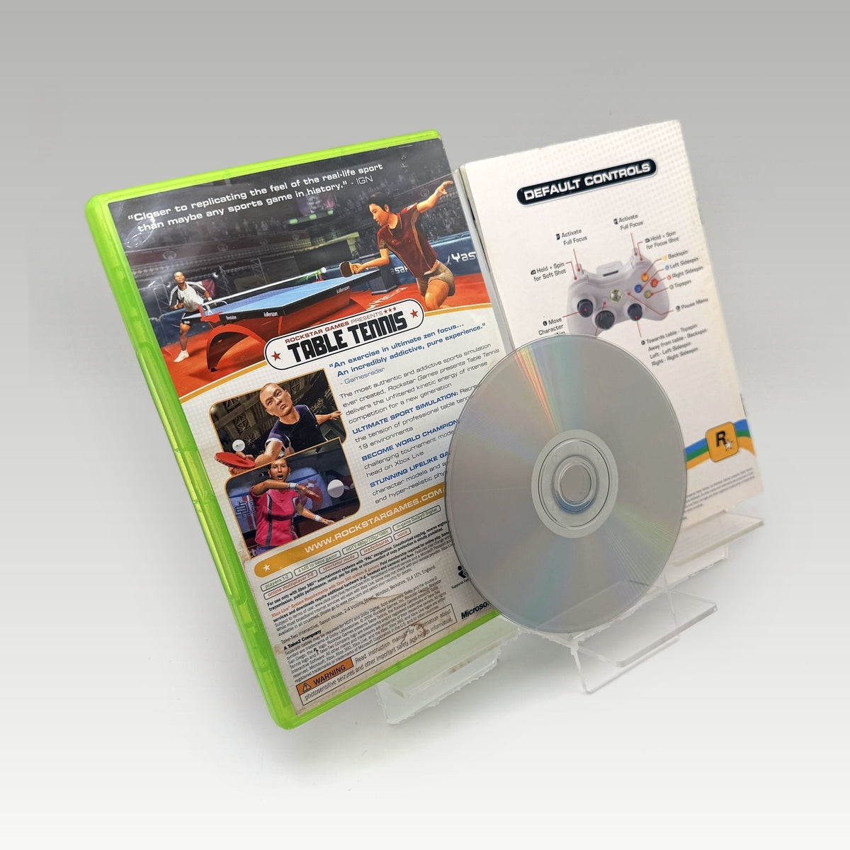Table Tennis Rockstar Games Artwork Damage • CIB (PAL, Artwork Damage) - Image 2