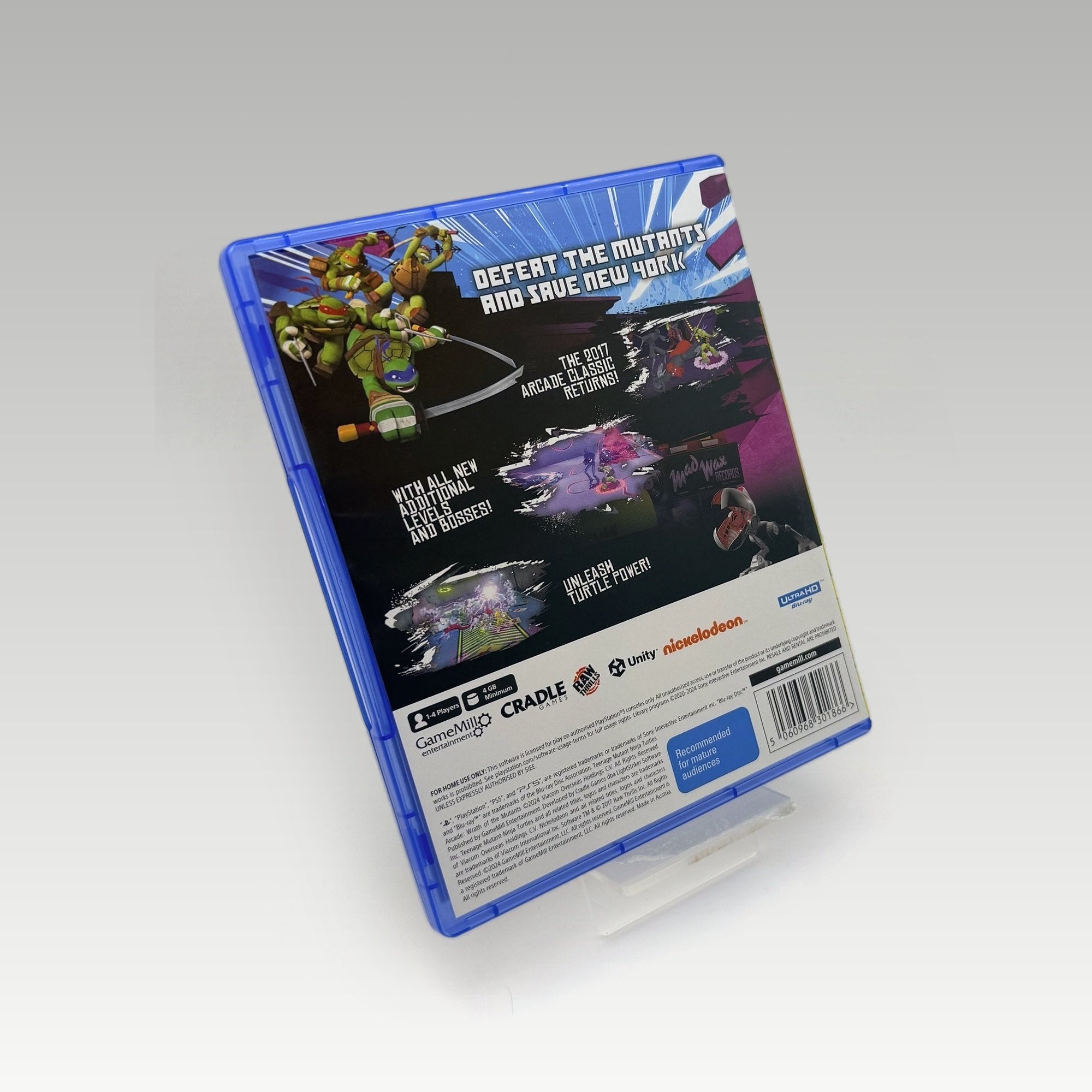 Teenage Mutant Ninja Turtles Arcade: Wrath of the Mutants • CIB • New (Region 4) - Image 2