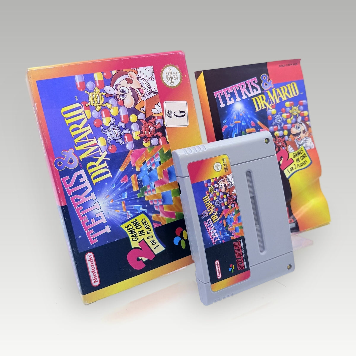 Tetris & Dr. Mario • CIB (PAL) - Front Cover | Yappa NZ