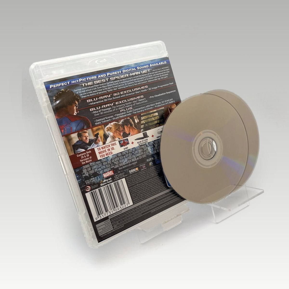 The Amazing Spider-Man (2012) 3D Bluray • CIB (Region Free, Standard) - Image 2