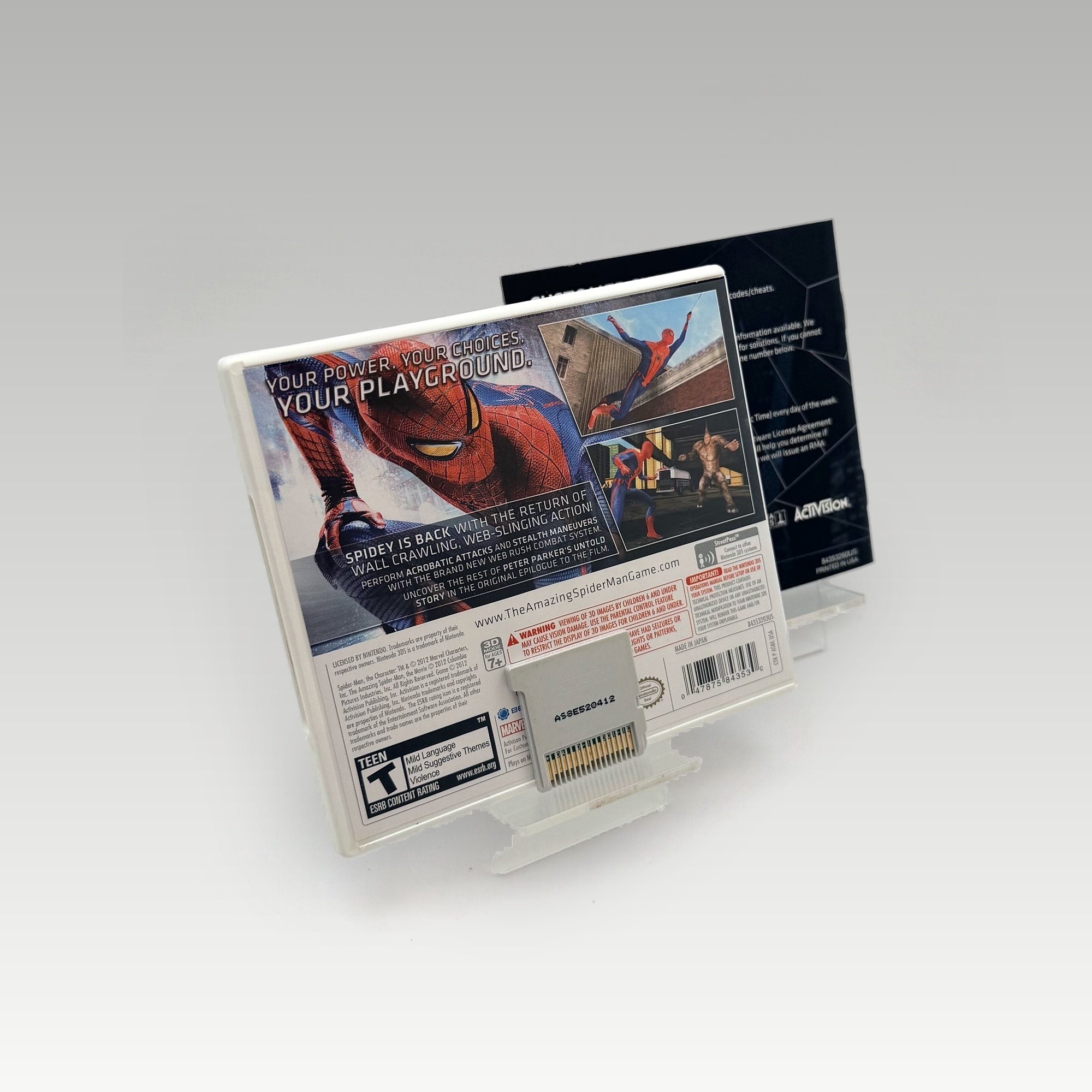 The Amazing Spider-Man + Slip Cover + Slip Cover • CIB (NTSC-U, + Slip Cover) - Image 3