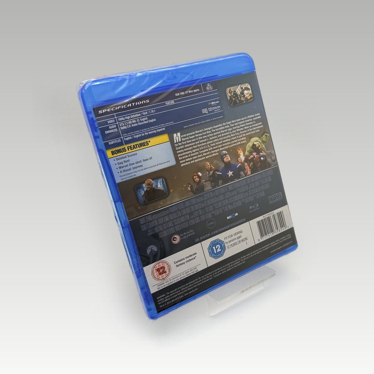 The Avengers Assemble (2012) Bluray • CIB (Region Free, Standard) - Image 2