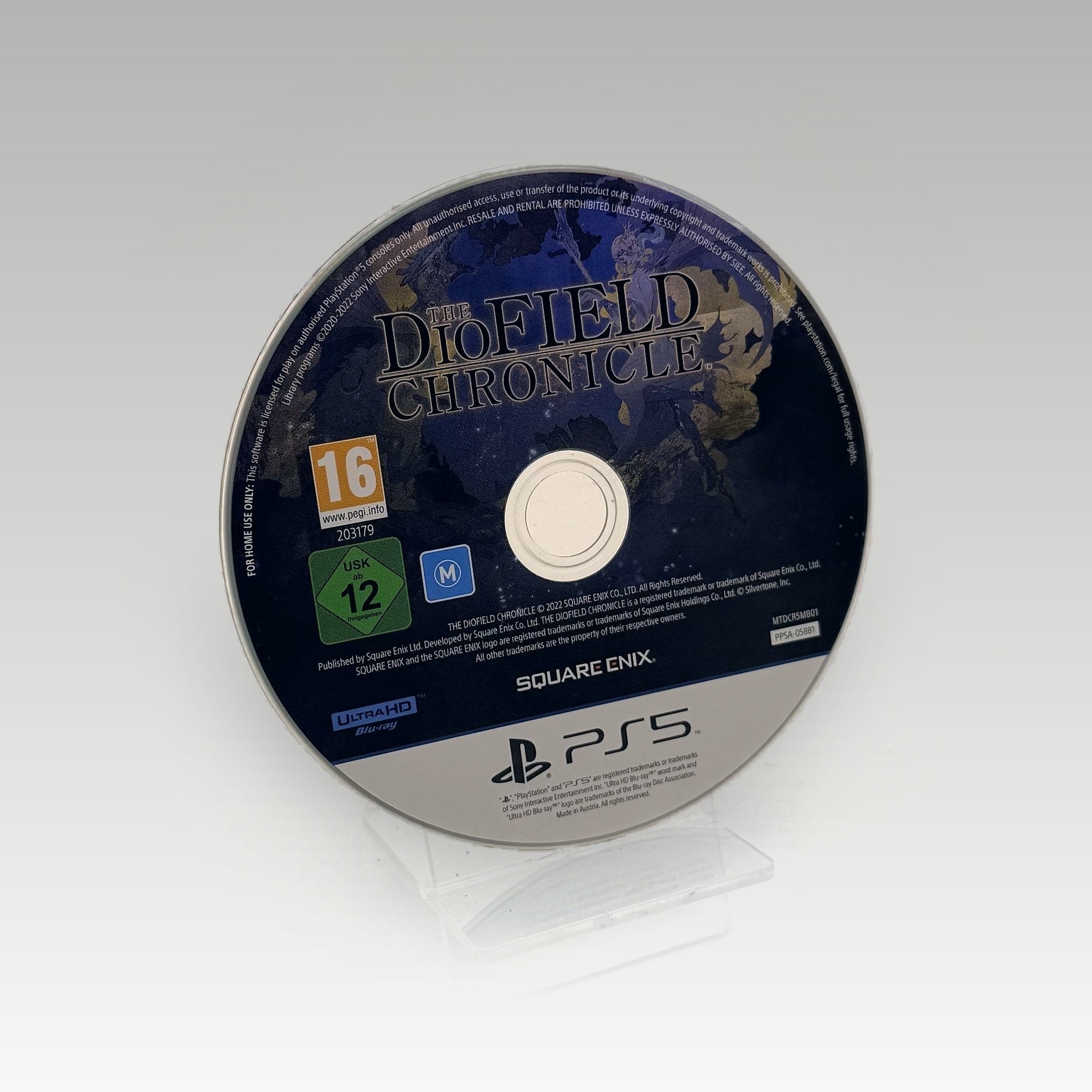 PlayStation 5 The DioField Chronicle Region 4 - Front Cover | Yappa NZ