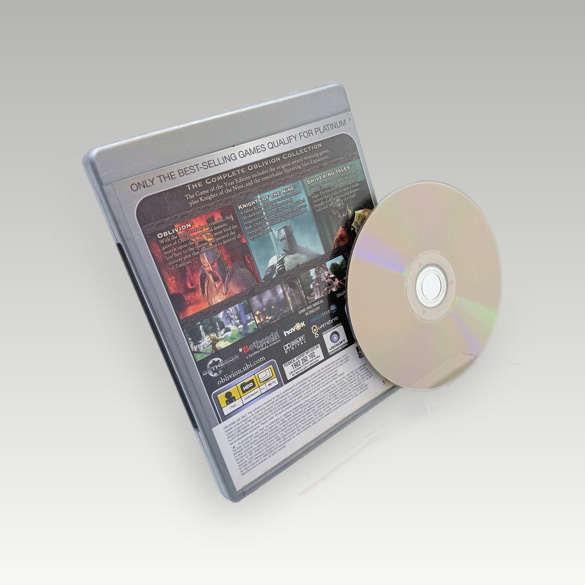 The Elder Scrolls IV: Oblivion • No Manual (Region 4) - Back Cover | Yappa NZ