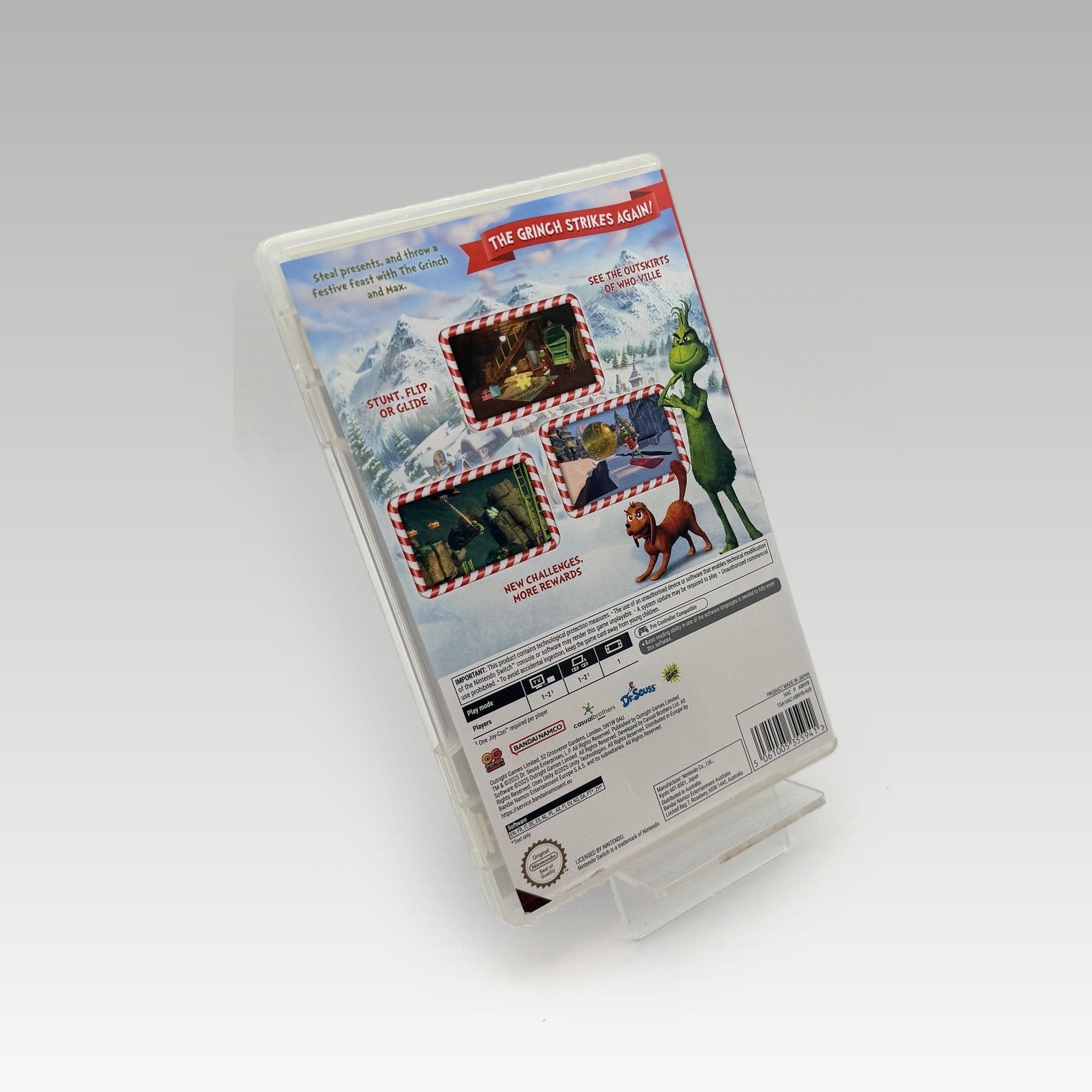 The Grinch: Christmas Adventures Merry & Mischievous Edition • CIB • New (Region Free, Merry & Mischievous Edition) - Image 2