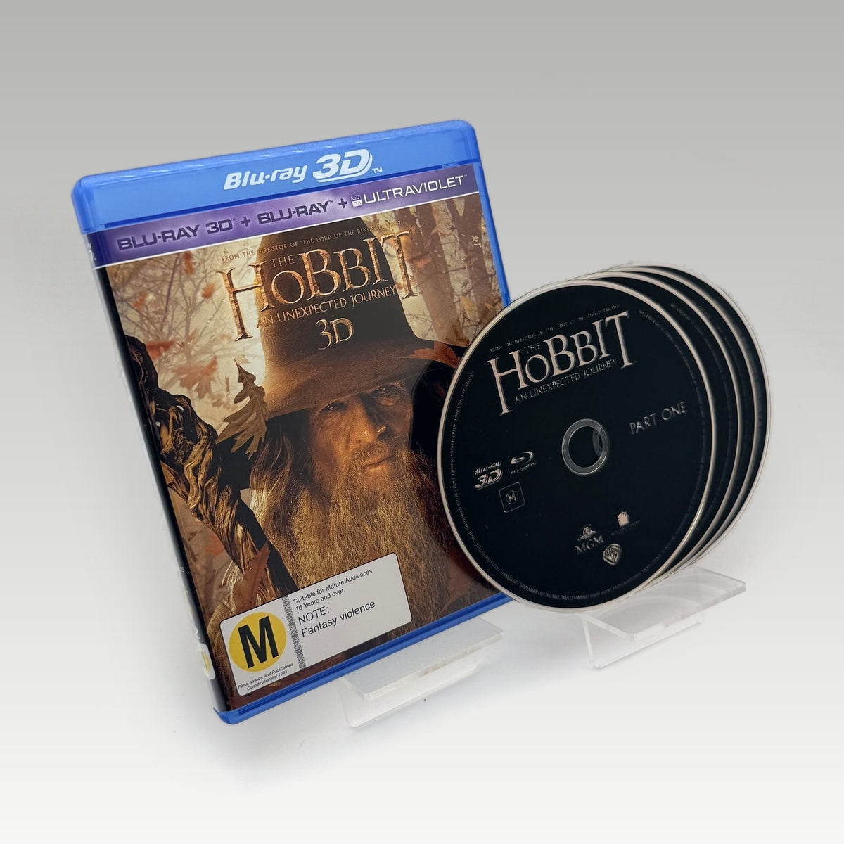 The Hobbit: An Unexpected Journey (2012) 3D Bluray • CIB • New (Region Free, Standard) - Image 2