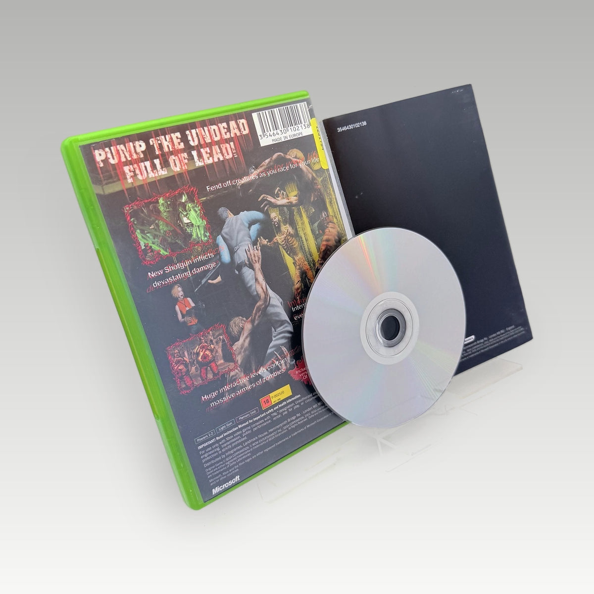The House of the Dead III EB Sticker • CIB (PAL, EB Sticker) - Back Cover | Yappa NZ