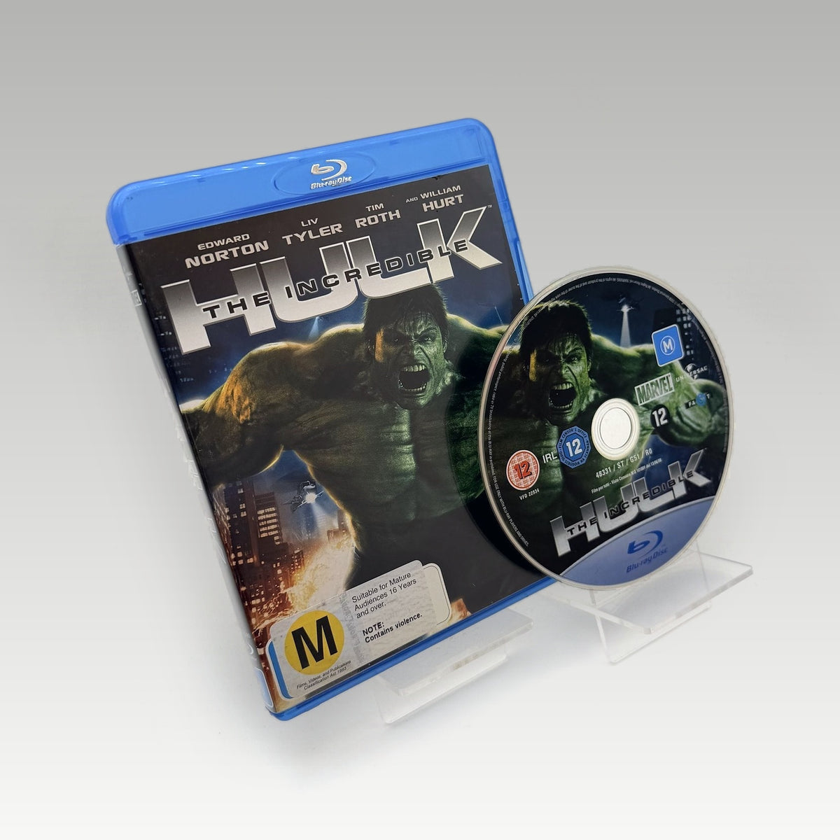 The Incredible Hulk (2008) Bluray • CIB (Region Free, Standard) - Image 1