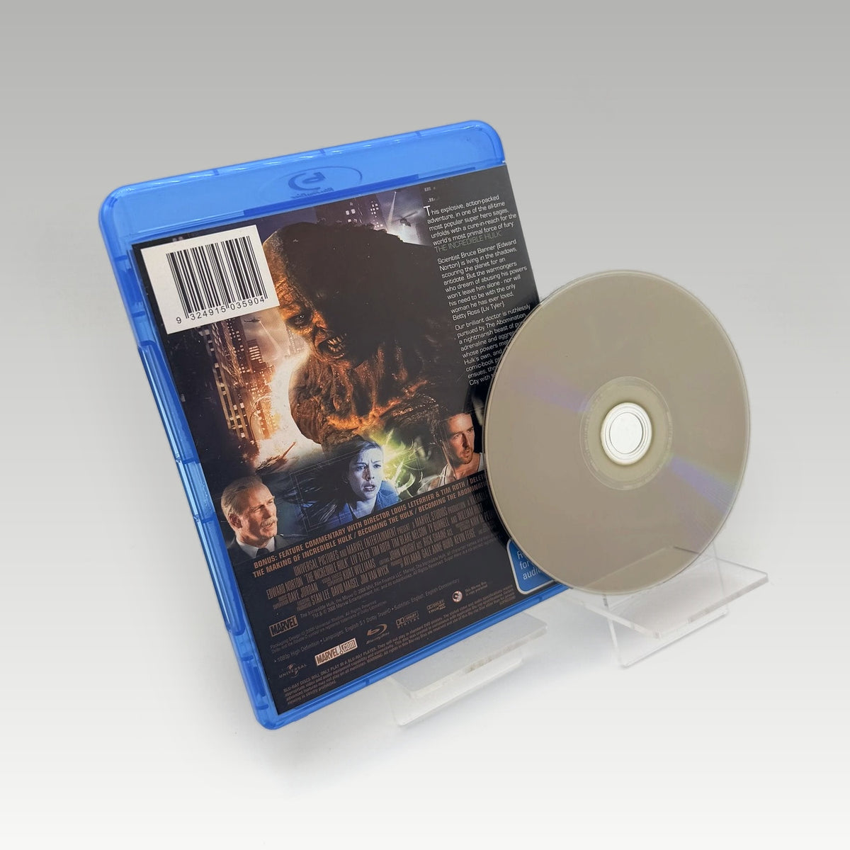 The Incredible Hulk (2008) Bluray • CIB (Region Free, Standard) - Image 2