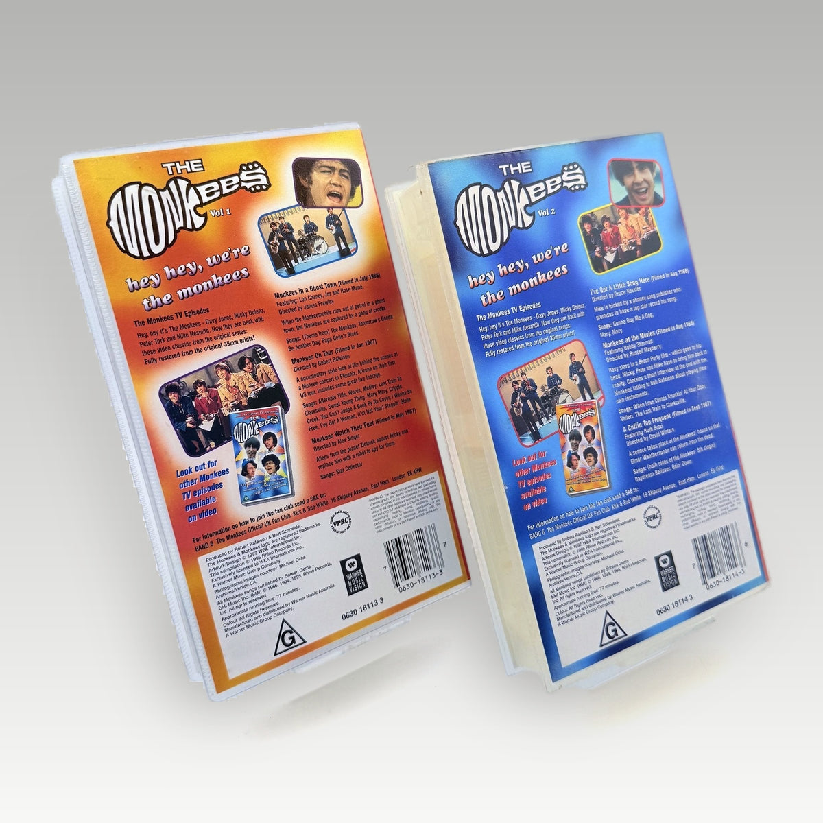 The Monkees (1966) Volume 1 & 2 • CIB (PAL) - Back Cover | Yappa NZ