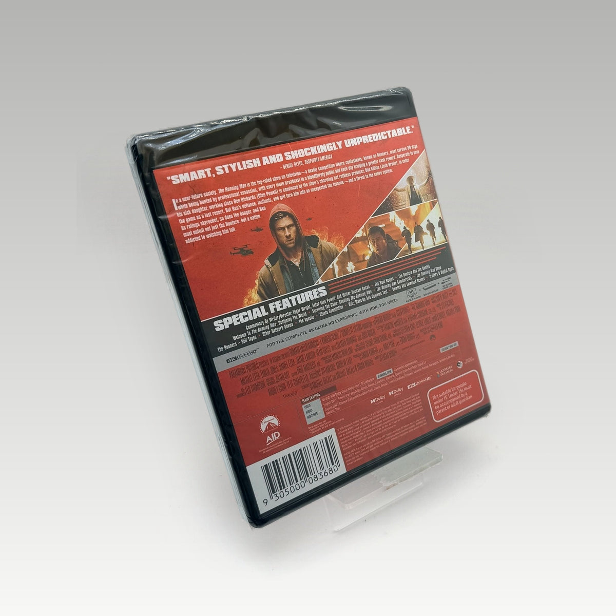 The Running Man (2025) 4K Bluray • CIB • New / Sealed (Region Free, Standard) - Image 2