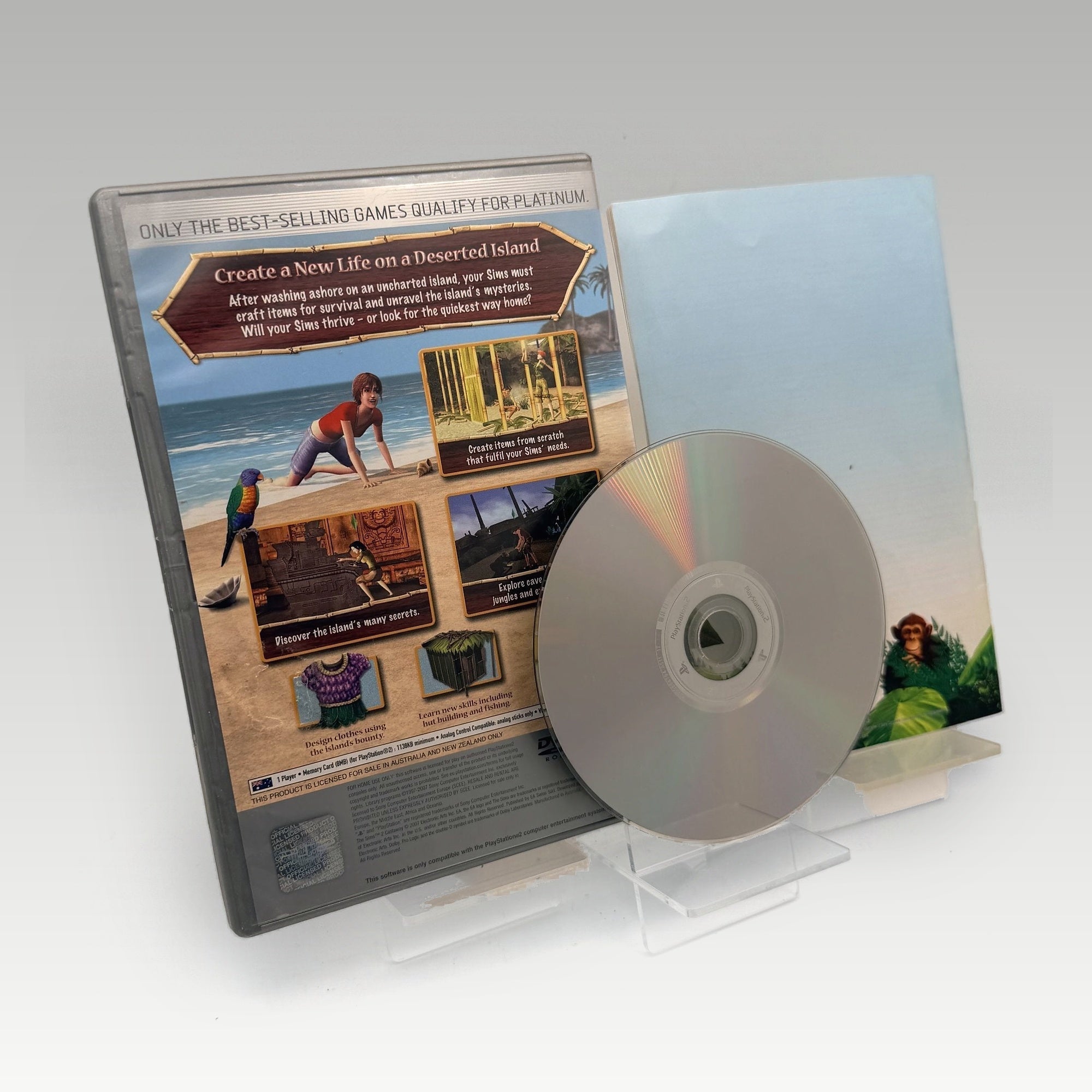 The Sims 2: Castaway (Platinum) • CIB (PAL) - Image 2