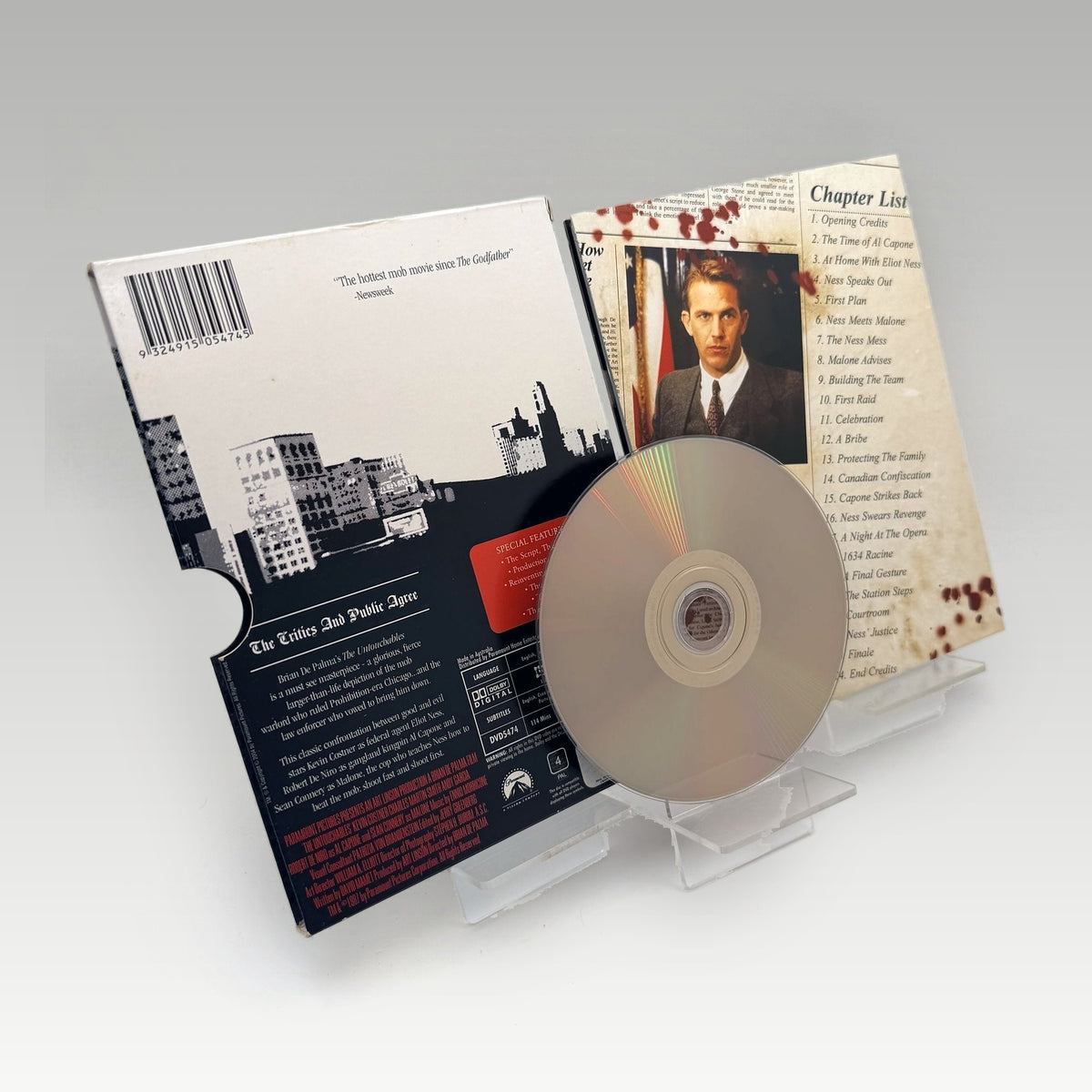 The Untouchables (1987) DVD • CIB (Region 4, Standard) - Image 2