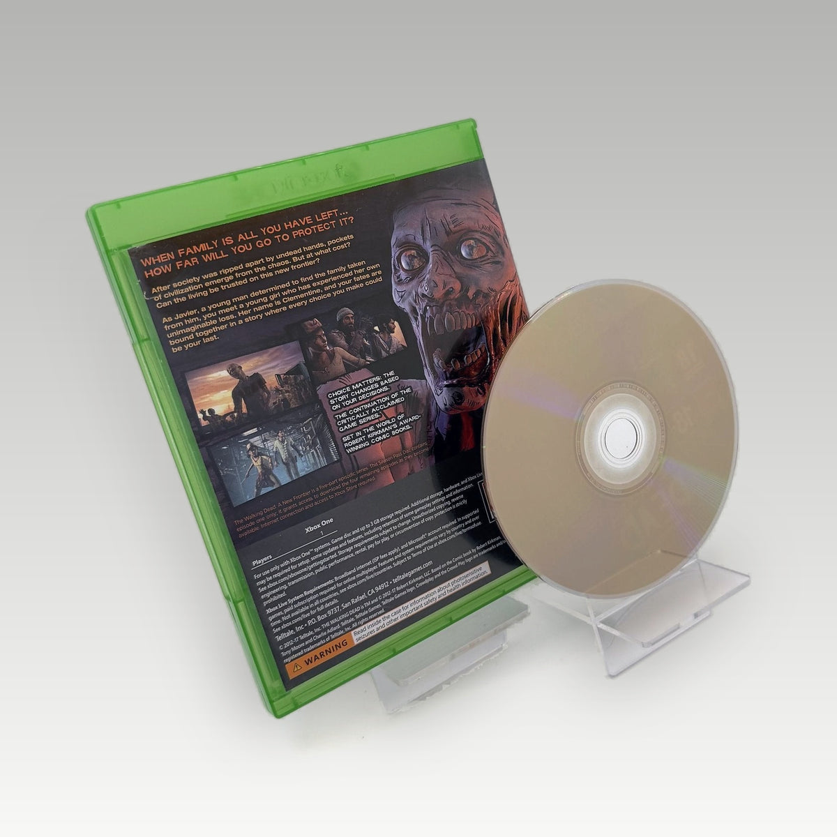 The Walking Dead: A New Frontier • CIB (Region Free) - Back Cover | Yappa NZ