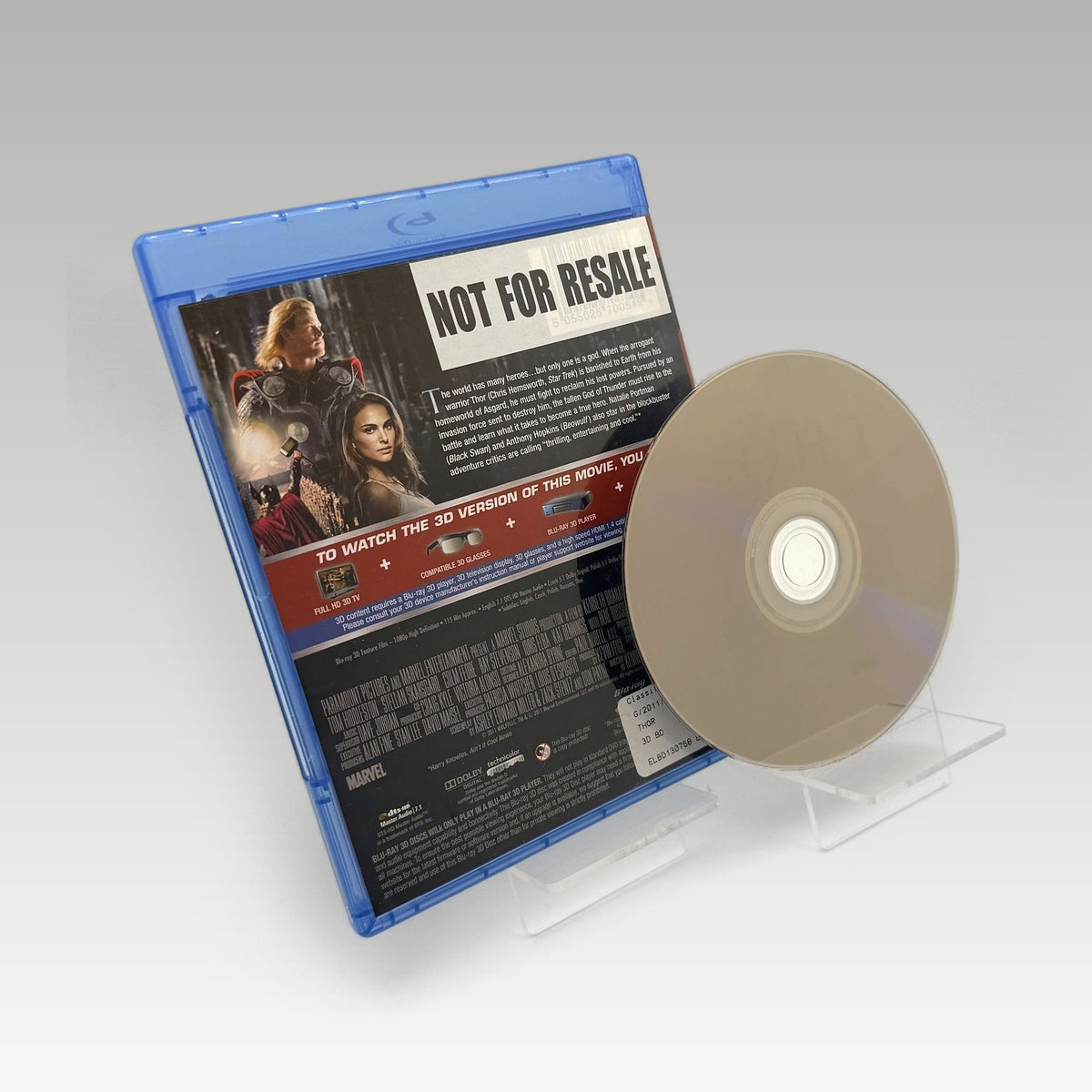 Thor (2011) 3D Bluray • CIB (Region B, Standard) - Image 2