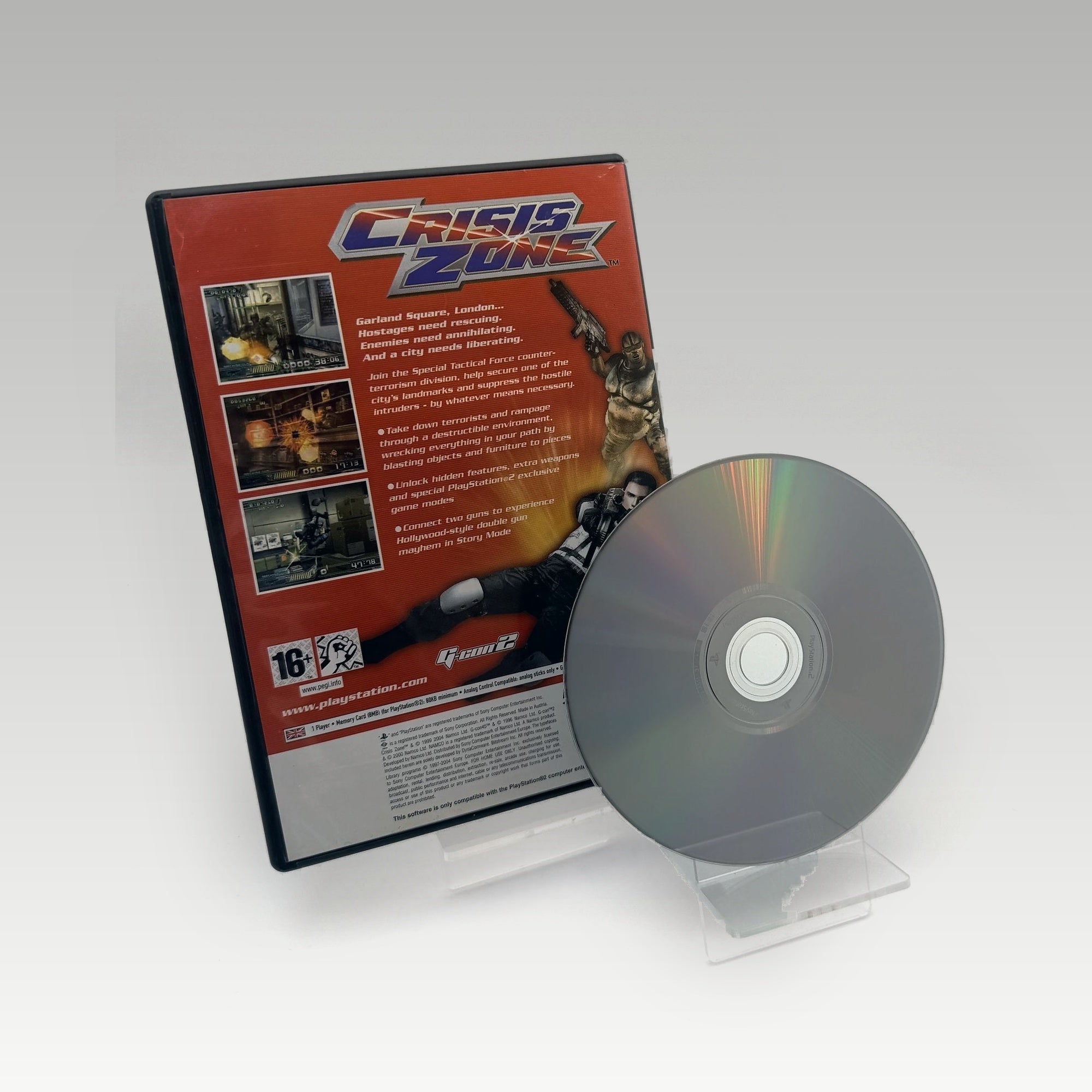 Time Crisis: Crisis Zone (Not For Resale) Promo • No Manual (PAL, Promo) - Image 2