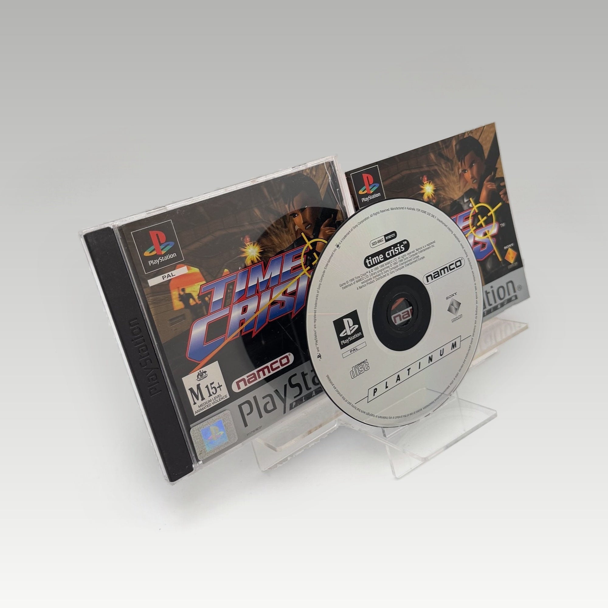 Time Crisis (Platinum) • CIB (PAL) - Image 2