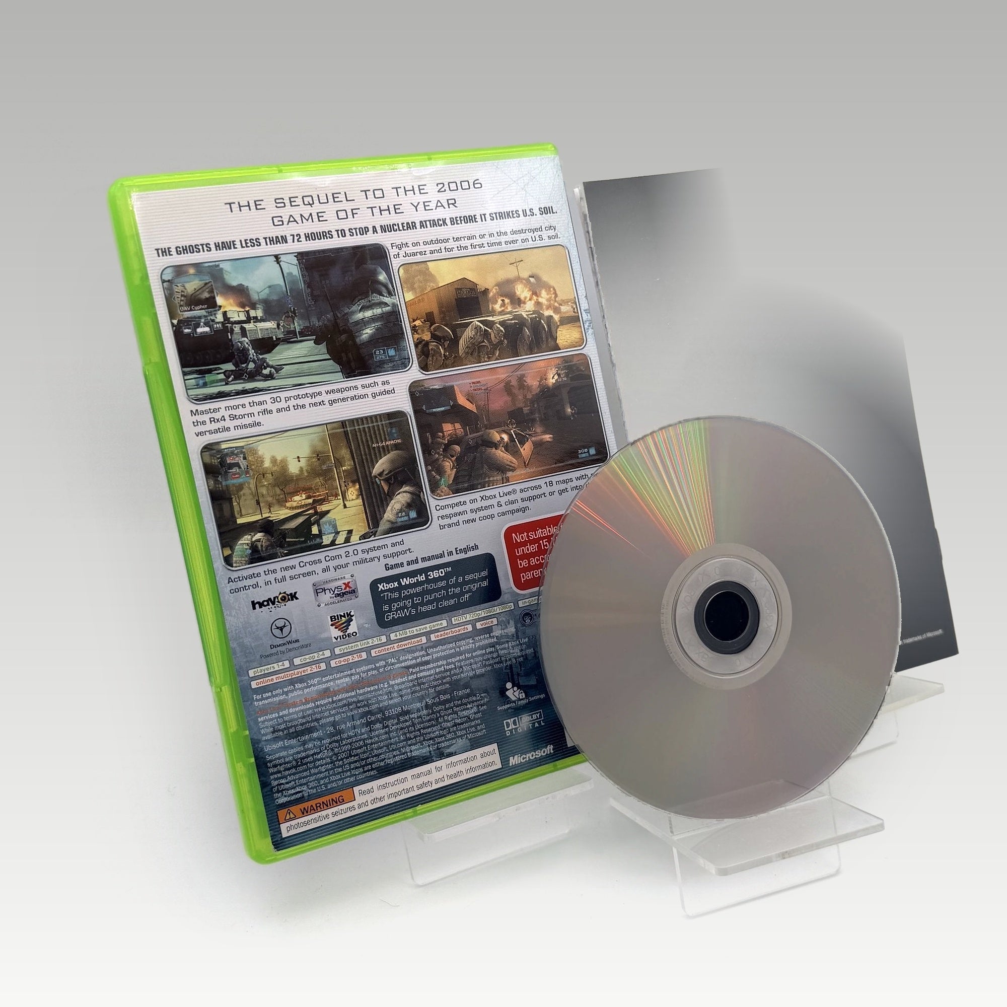 Tom Clancy's Ghost Recon Advanced Warfighter 2 • CIB (PAL) - Image 2