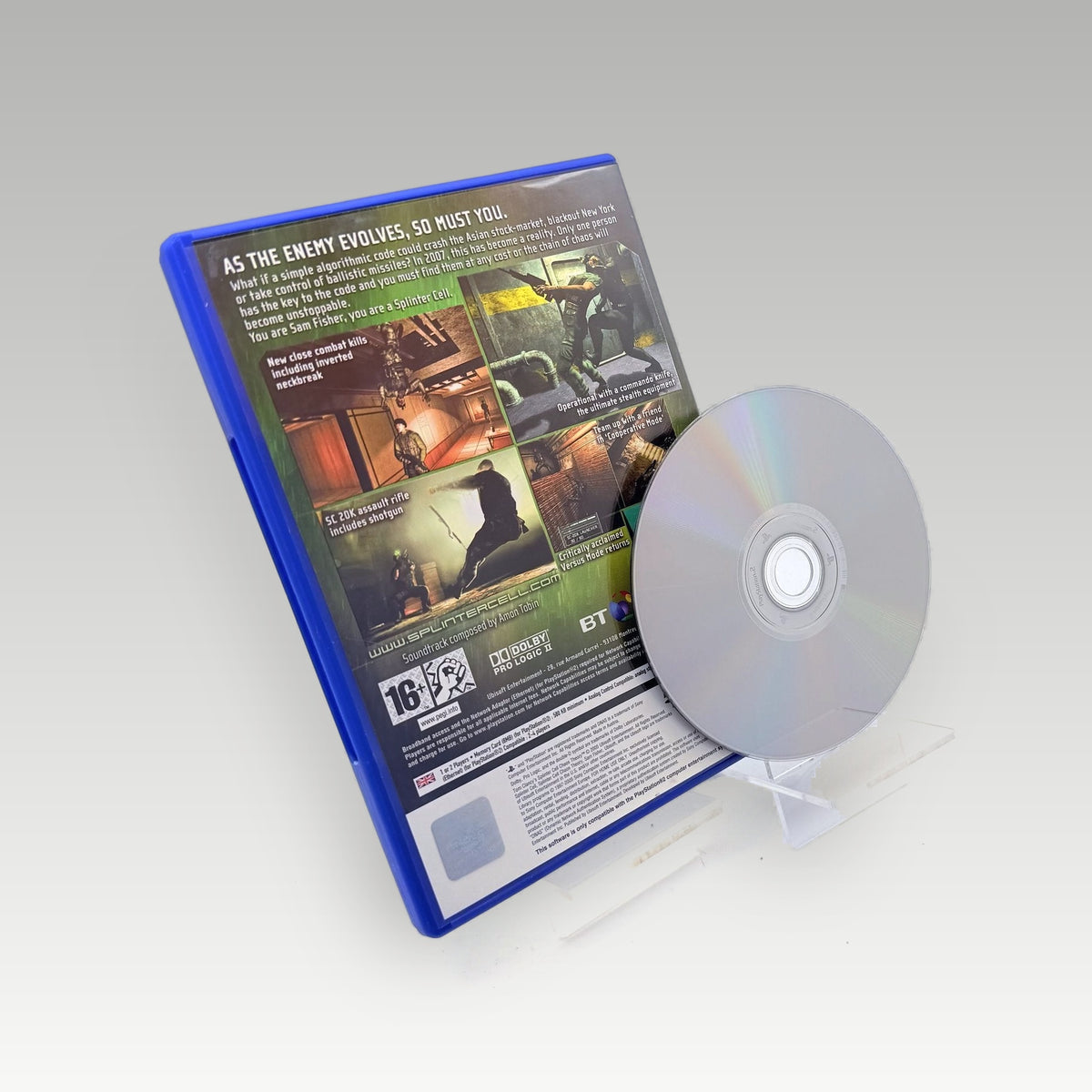 Tom Clancy's Splinter Cell: Chaos Theory • No Manual (PAL) - Image 2