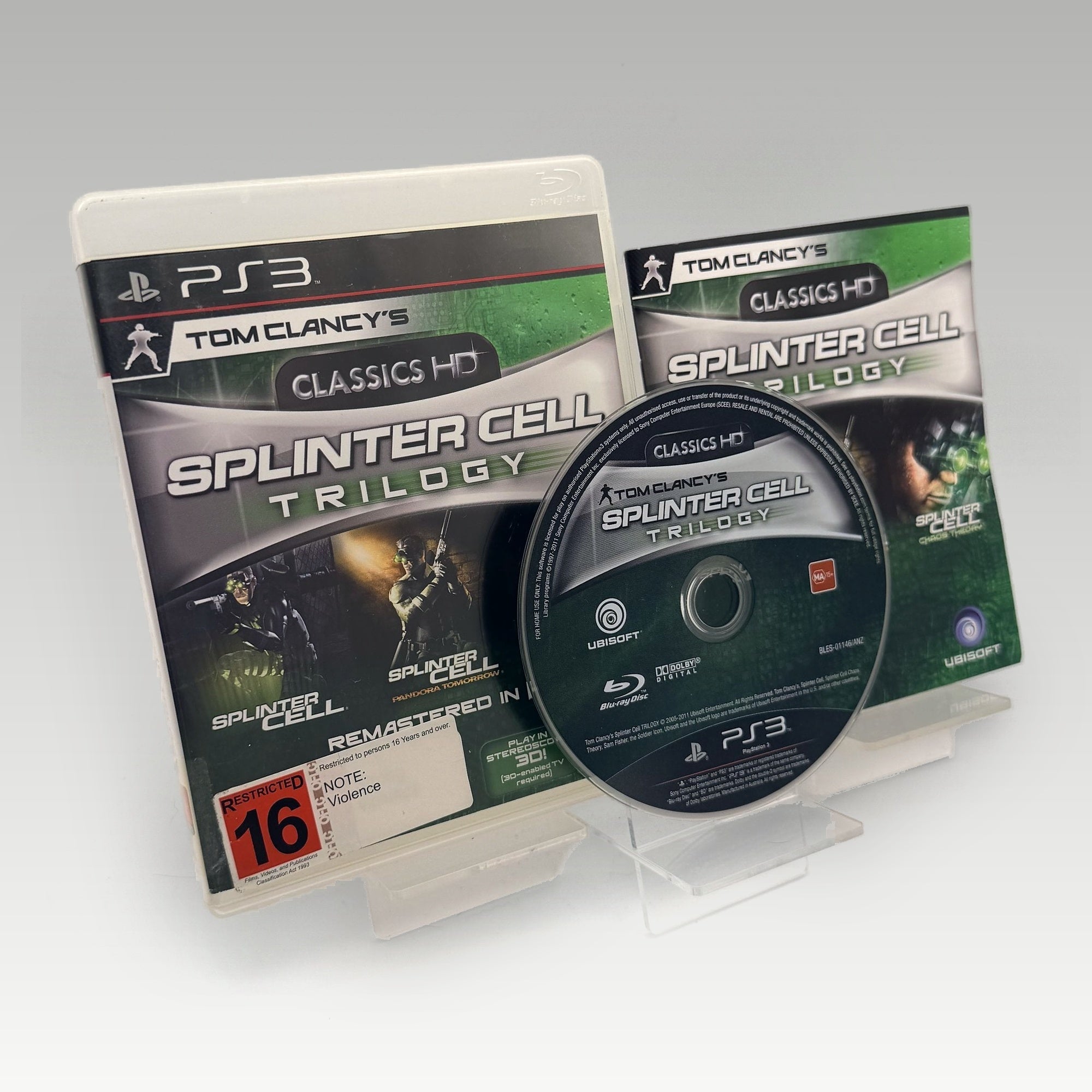 Tom Clancy's Splinter Cell Trilogy HD • CIB (Region 4) - Image 1